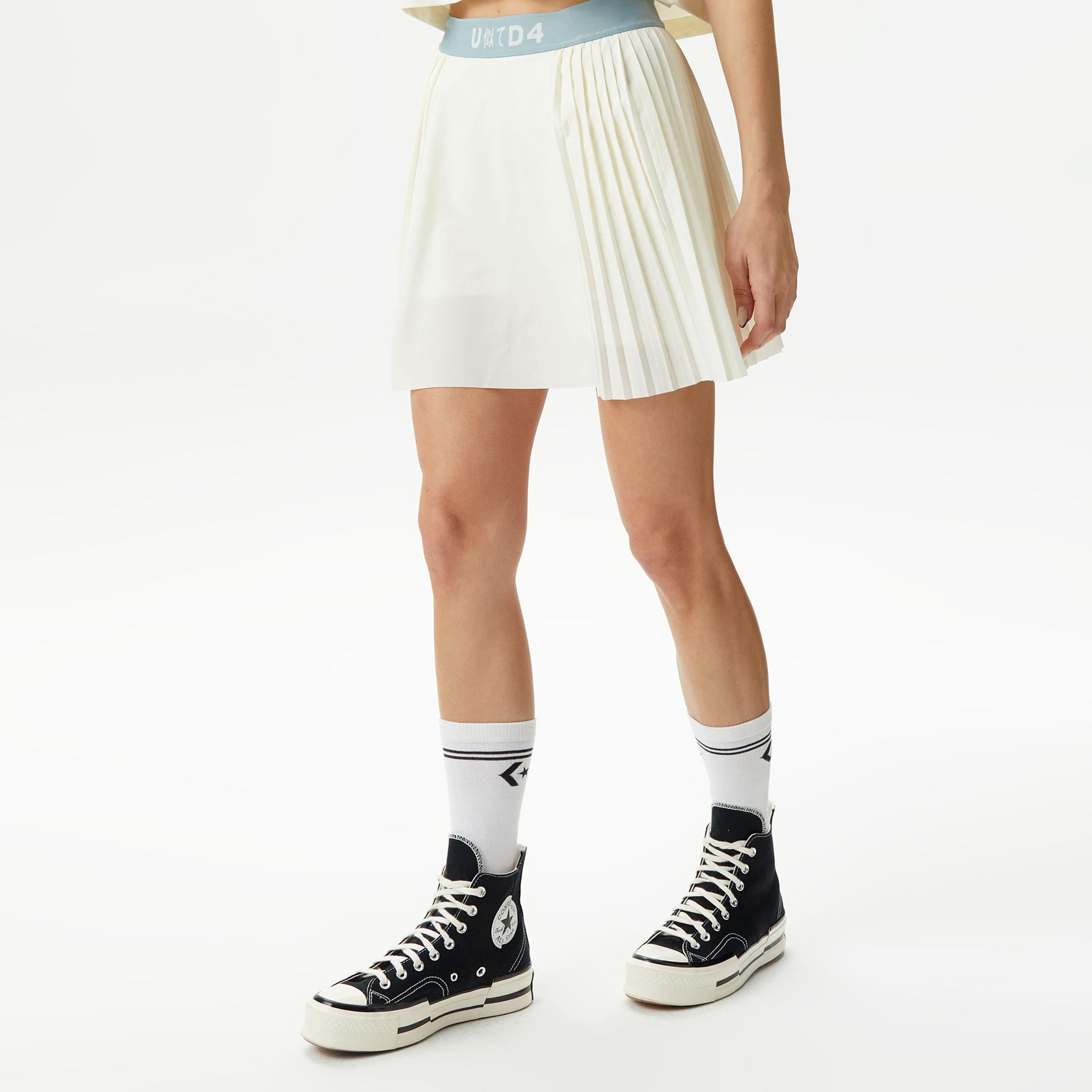 UNITED4 Classic Kadın Krem Etek