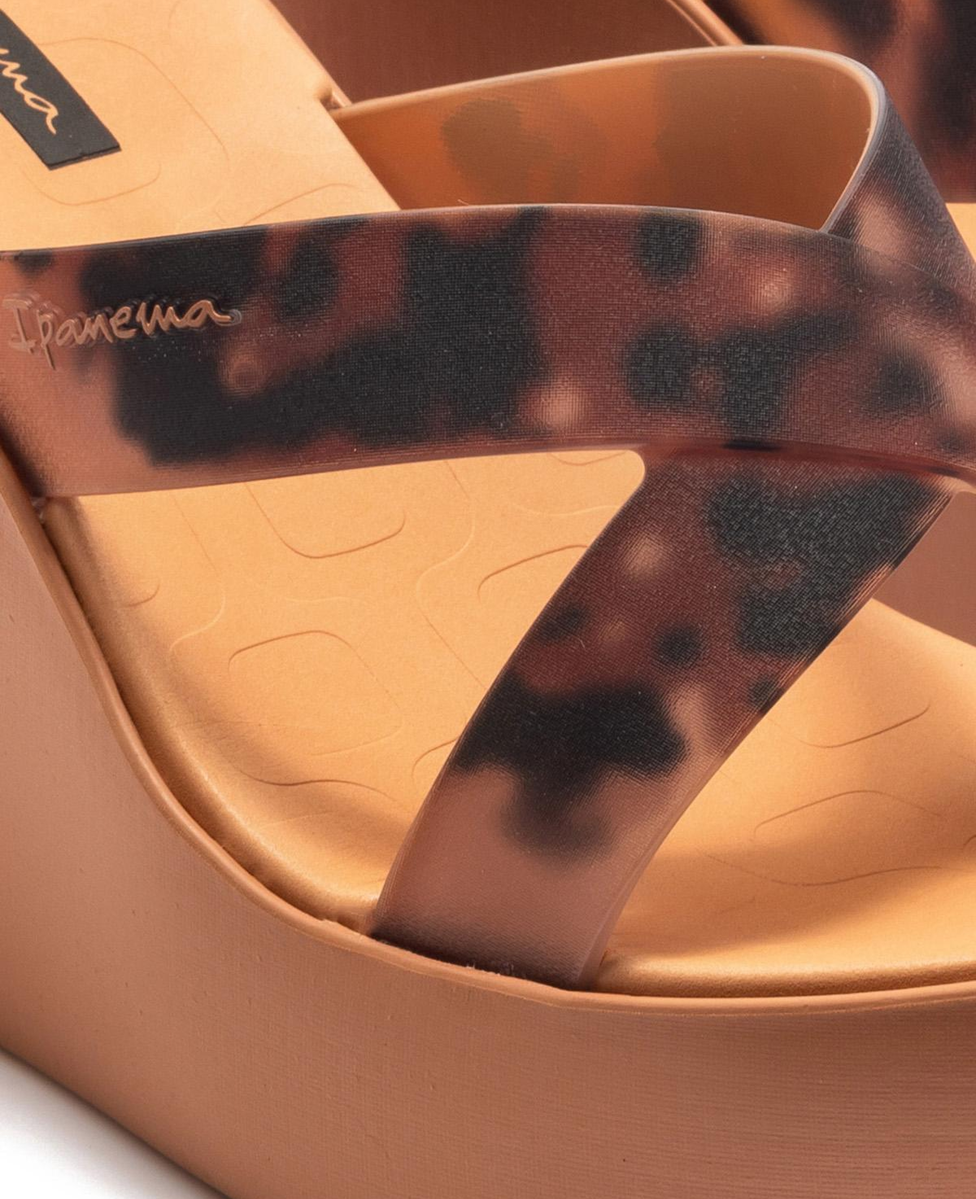 High Fashion Slide Topuklu Kadın Terlik Kahverengi 35/40