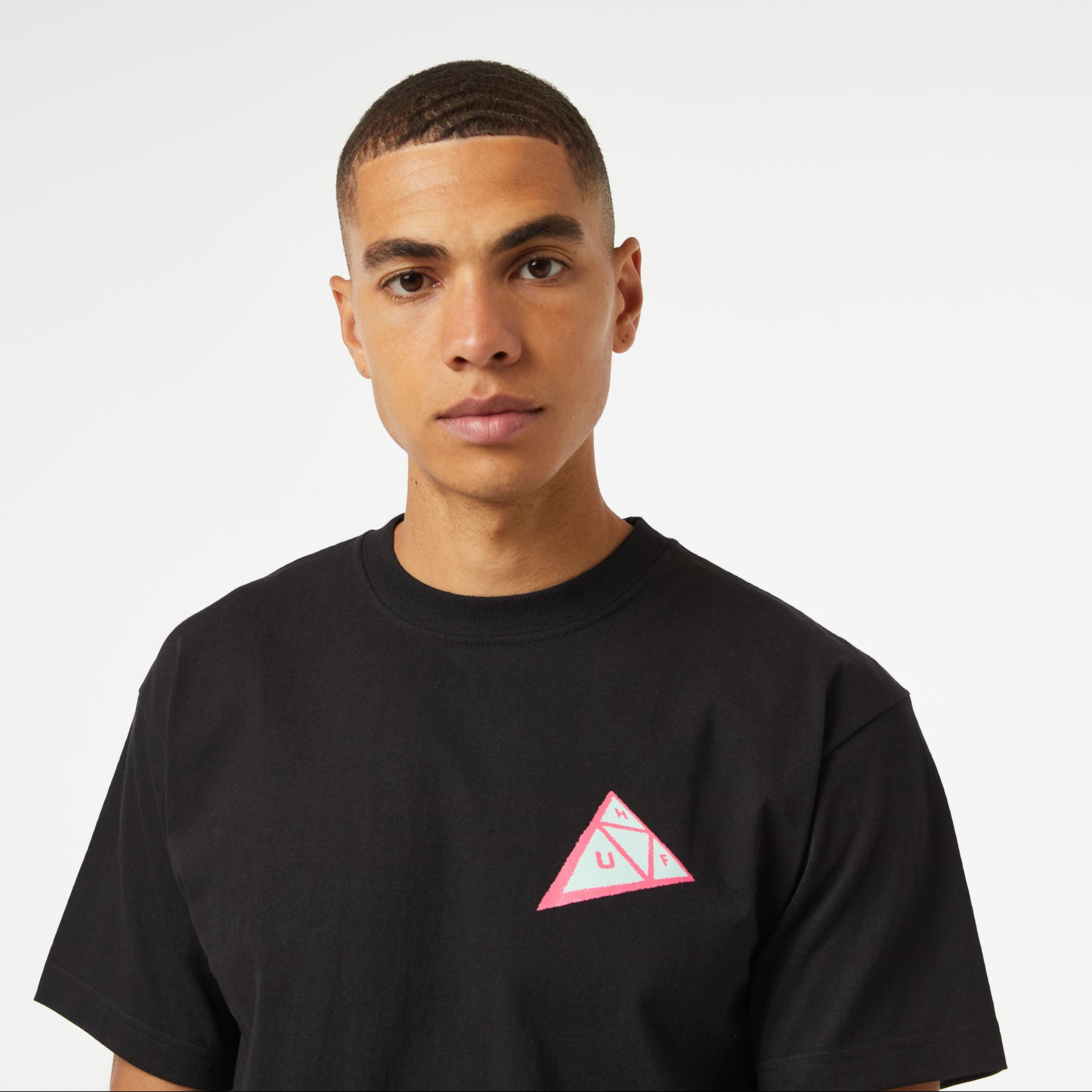 HUF Skewed Tt S/S Erkek Siyah T-Shirt