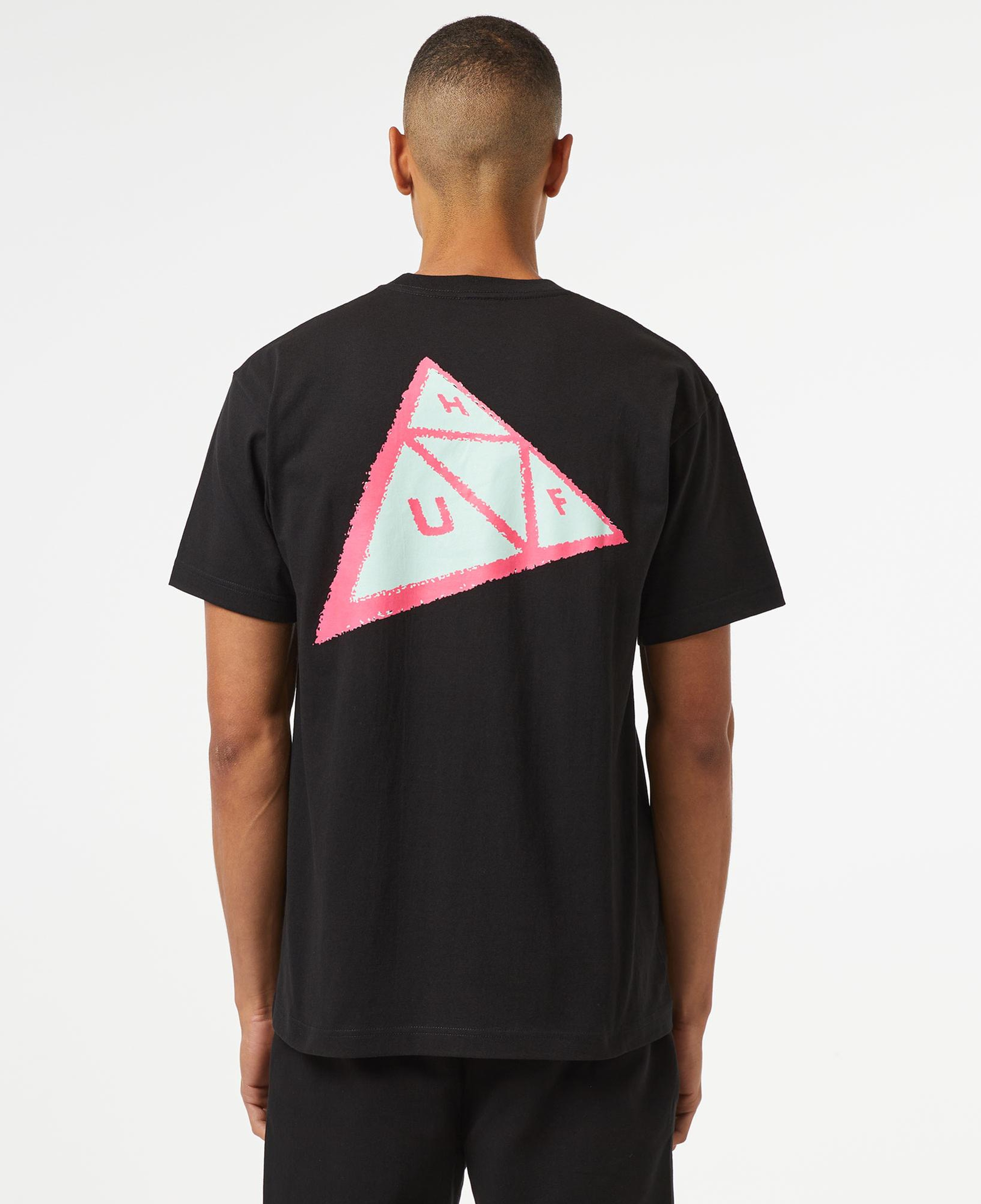 HUF Skewed Tt S/S Erkek Siyah T-Shirt