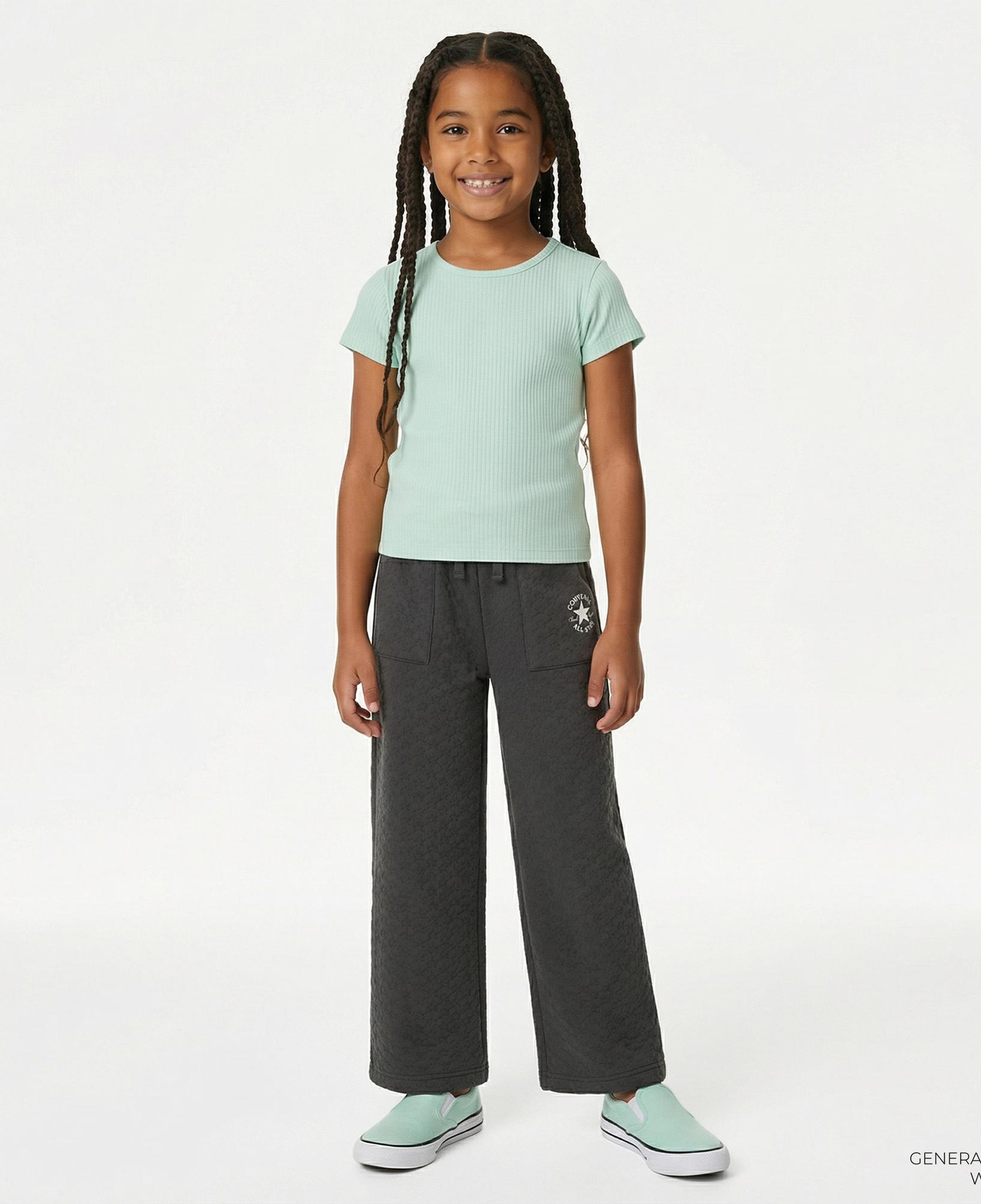 Converse Star Pointelle Çocuk Siyah Eşofman Altı