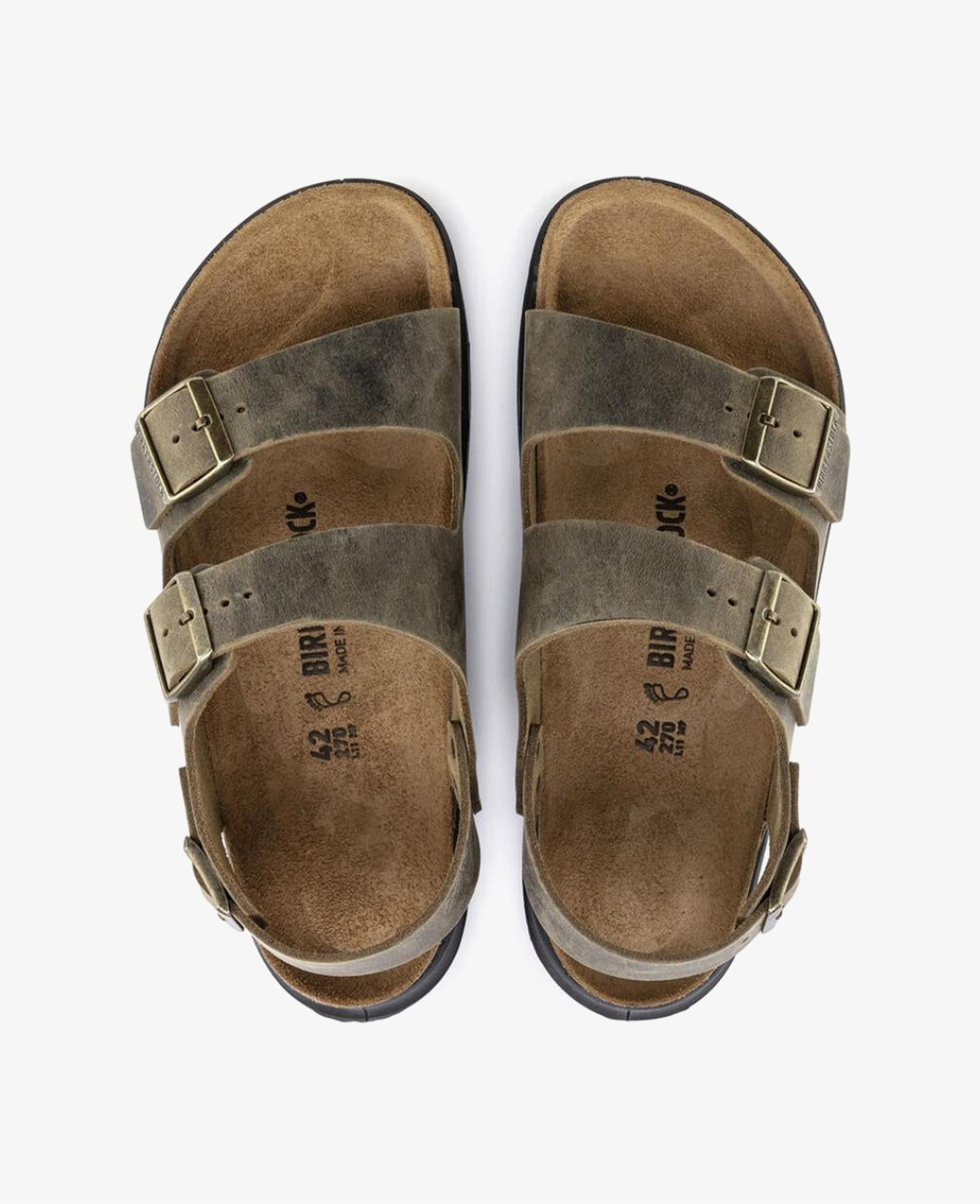 Birkenstock Milano Ct Bf Artic Old Erkek Haki Sandalet