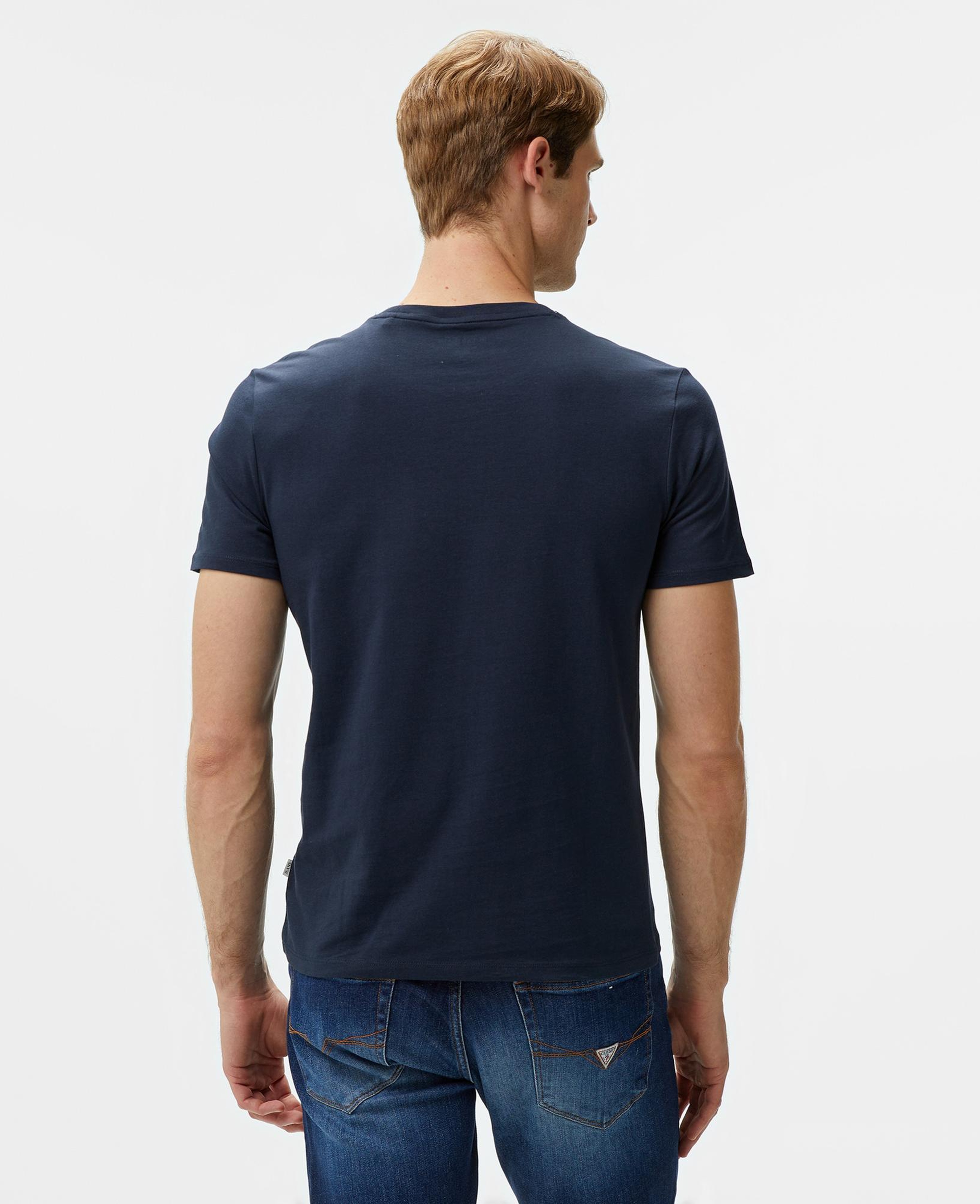 Guess Slim America Organic Cotton Erkek Lacivert T-Shirt