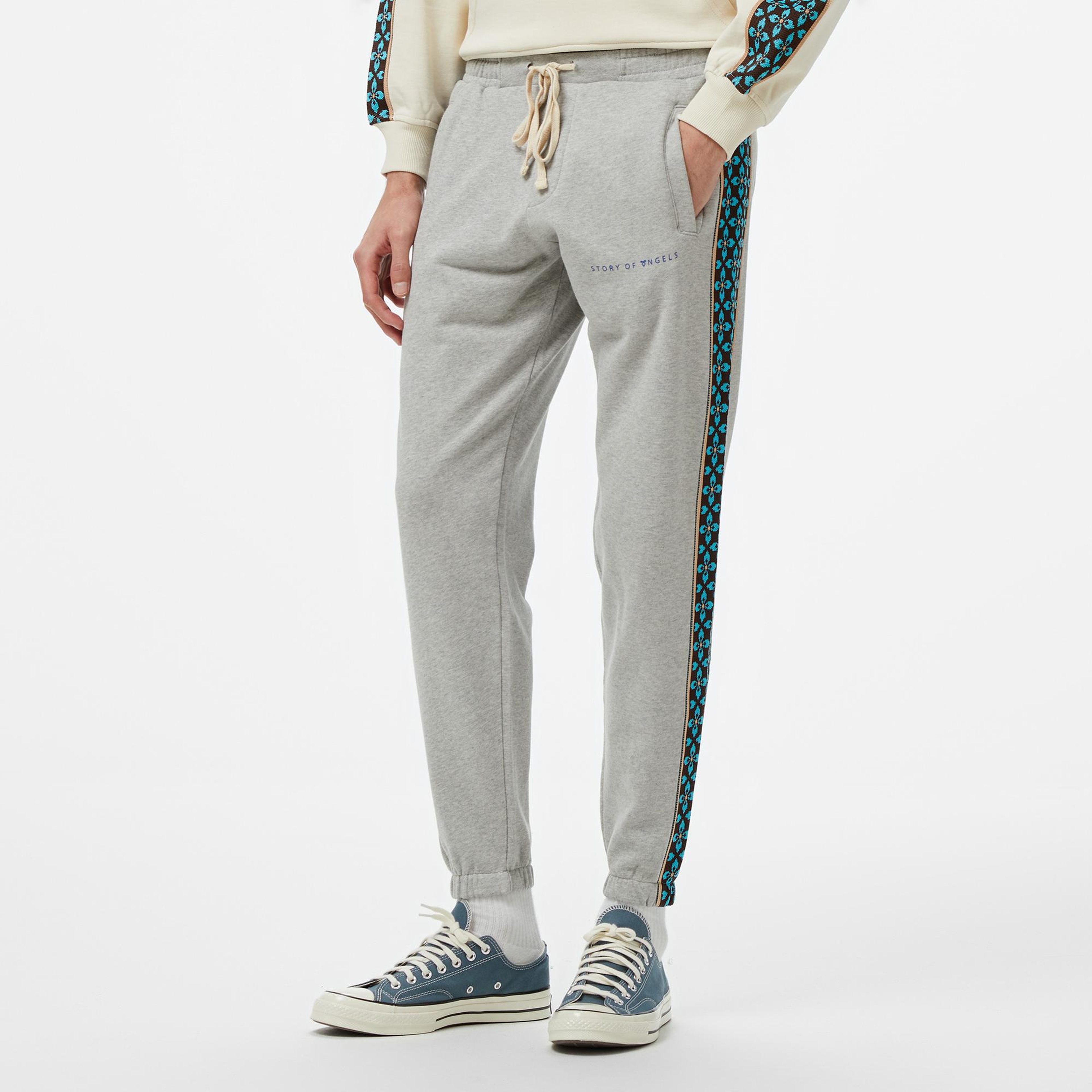 Story Of Angels Soa Dream Logo Band t Erkek Gri Eşofman Altı