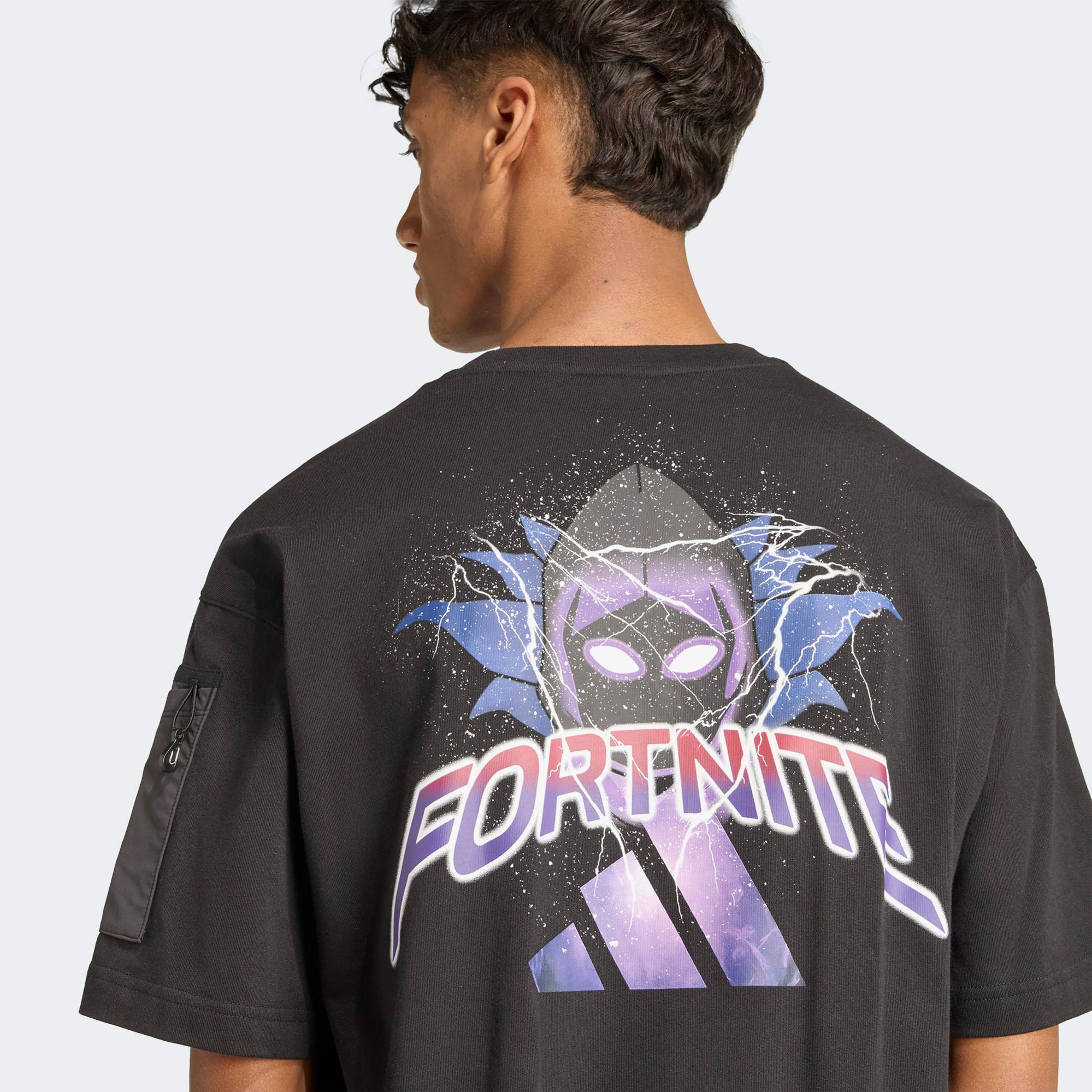 adidas x Fortnite  Erkek Siyah T-Shirt