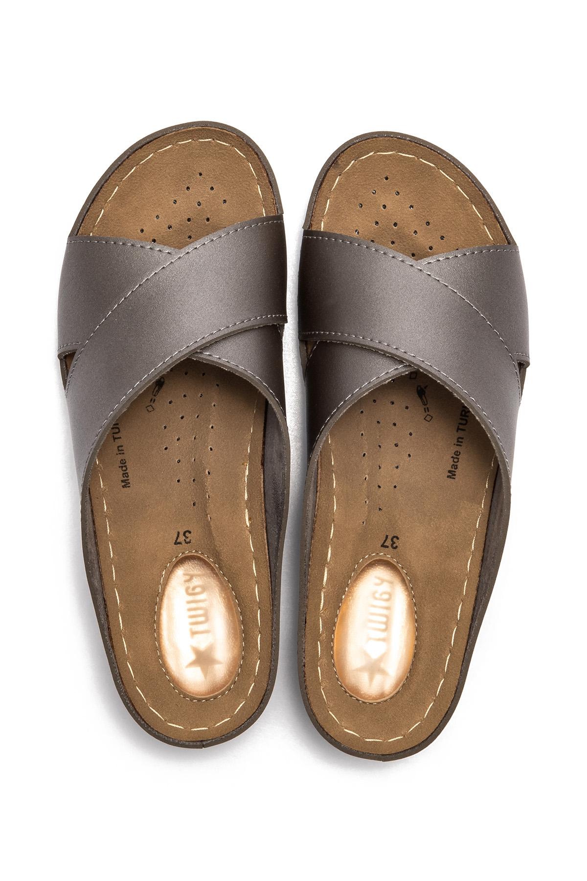 Sena Gümüş Kadın Terlik 36/40