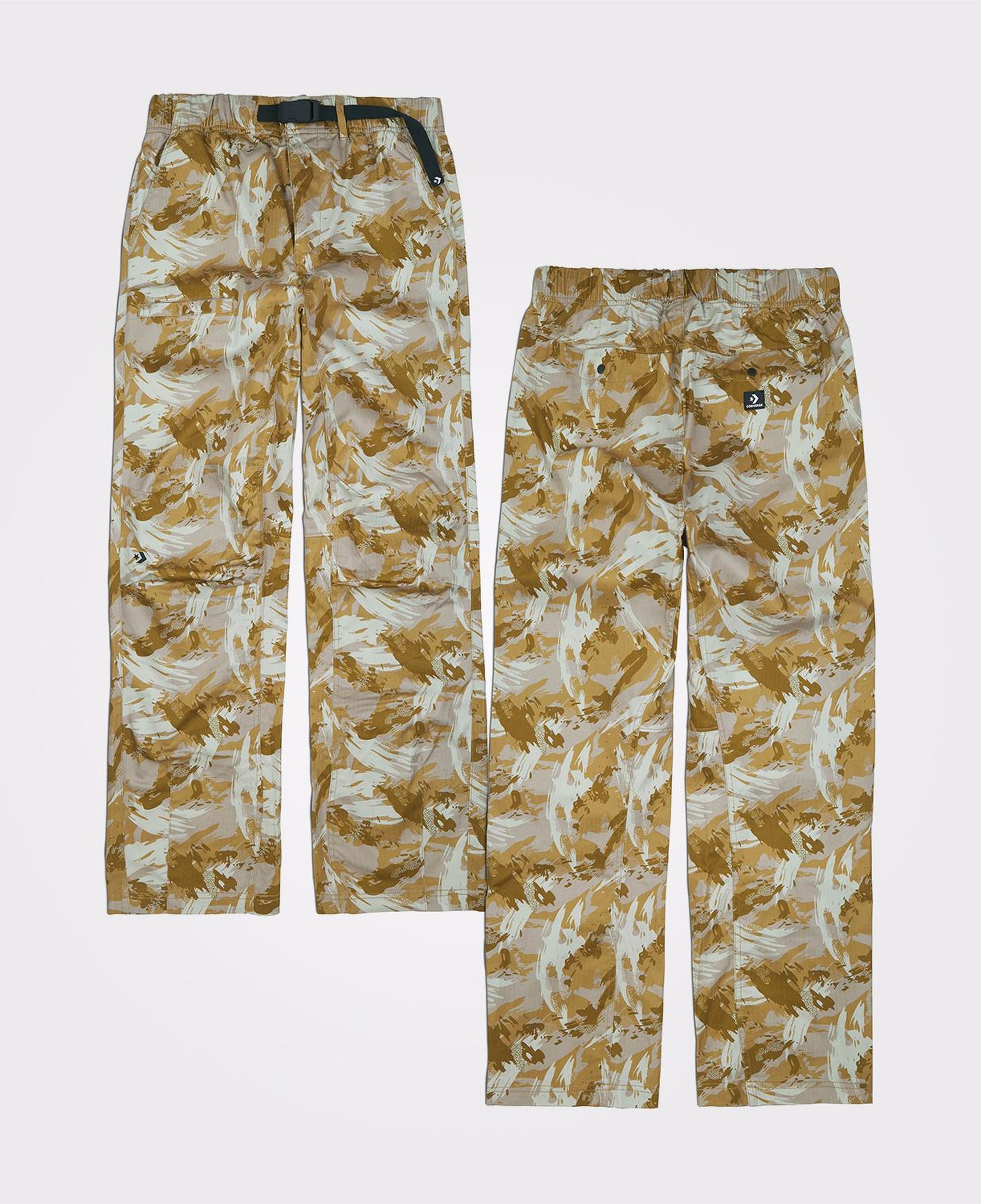Converse Camo Desenli Erkek Hardal Pantolon