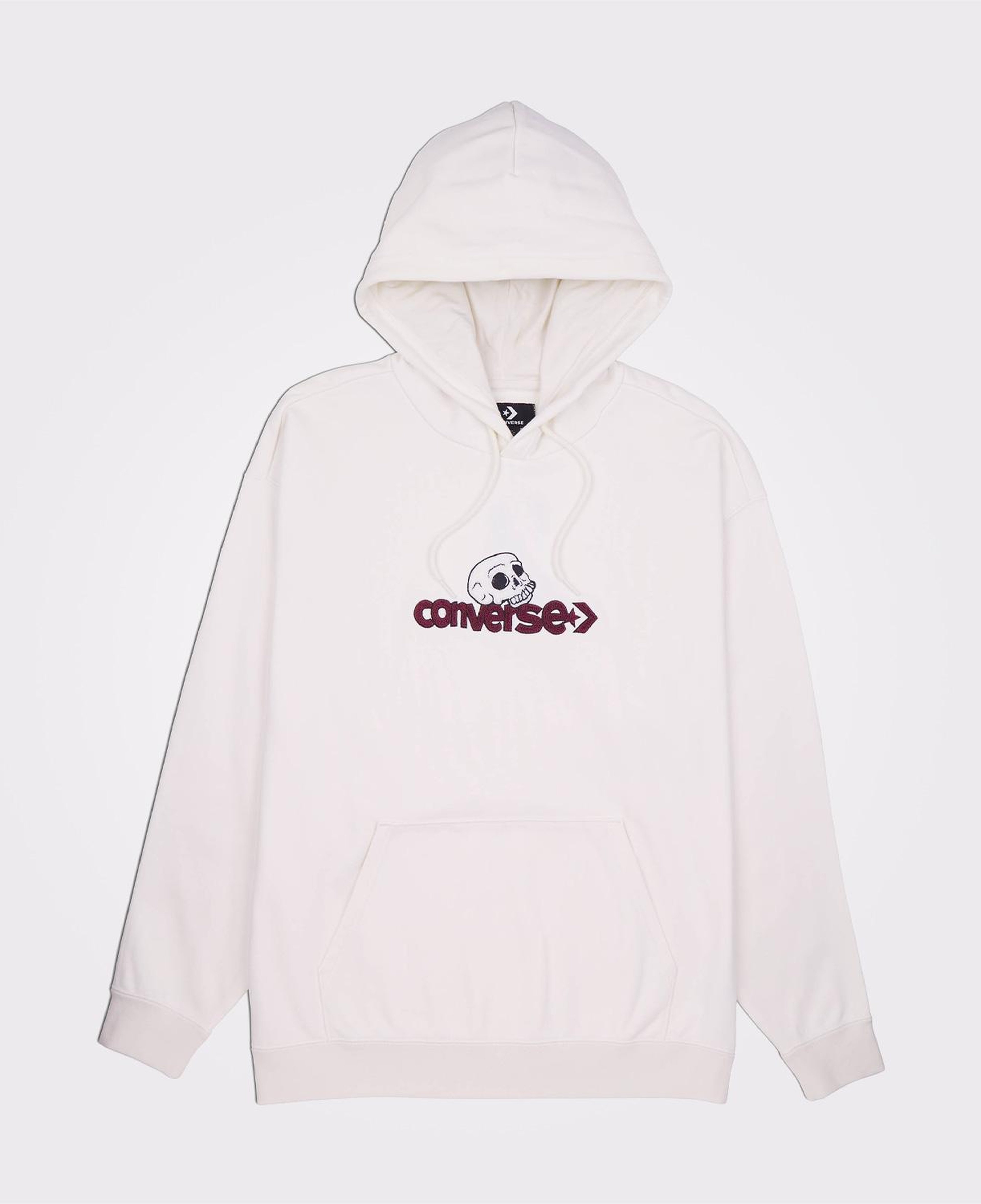 Converse Skull Erkek Krem Hoodie