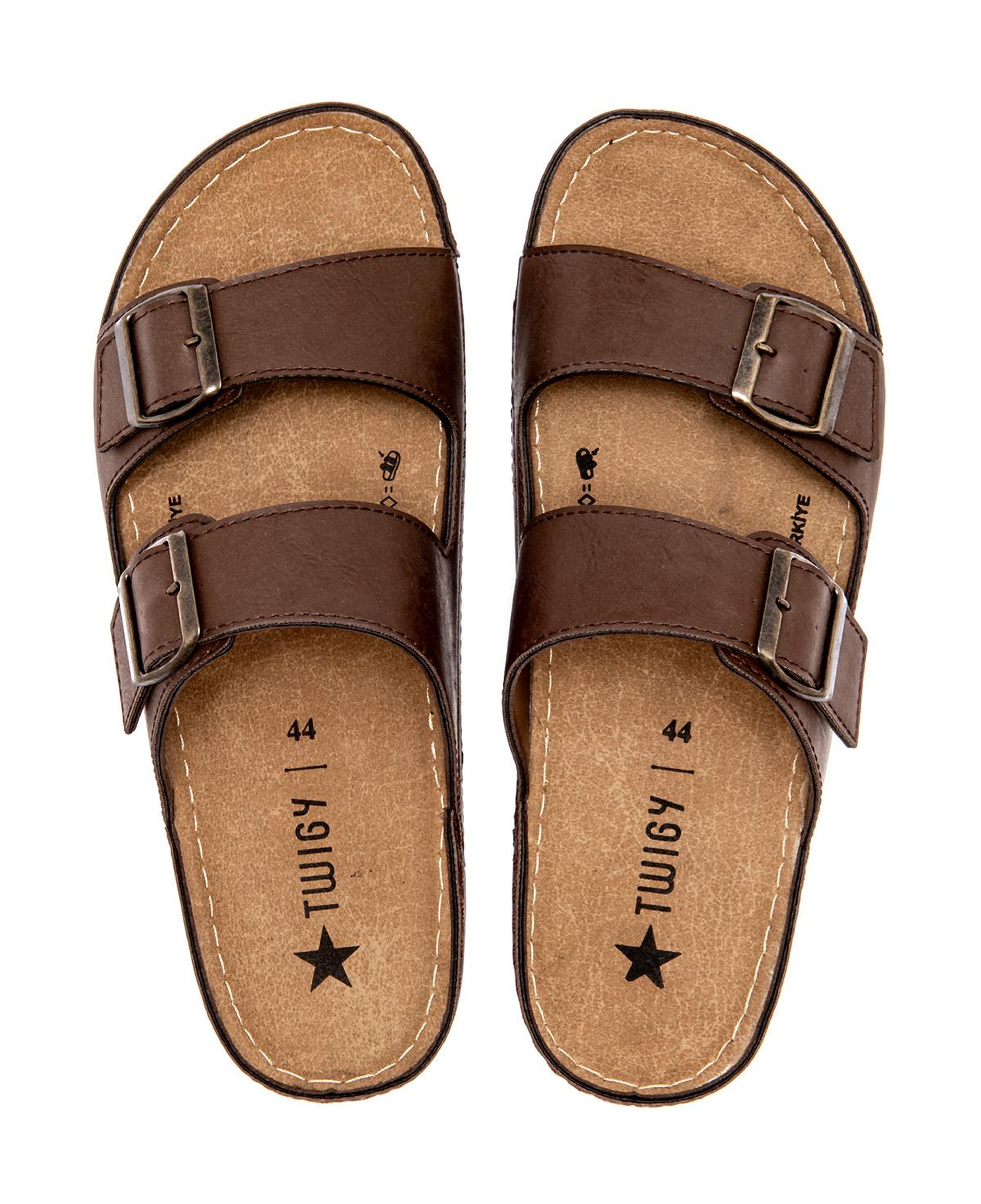 Olive Erkek Terlik Kahverengi 40/45