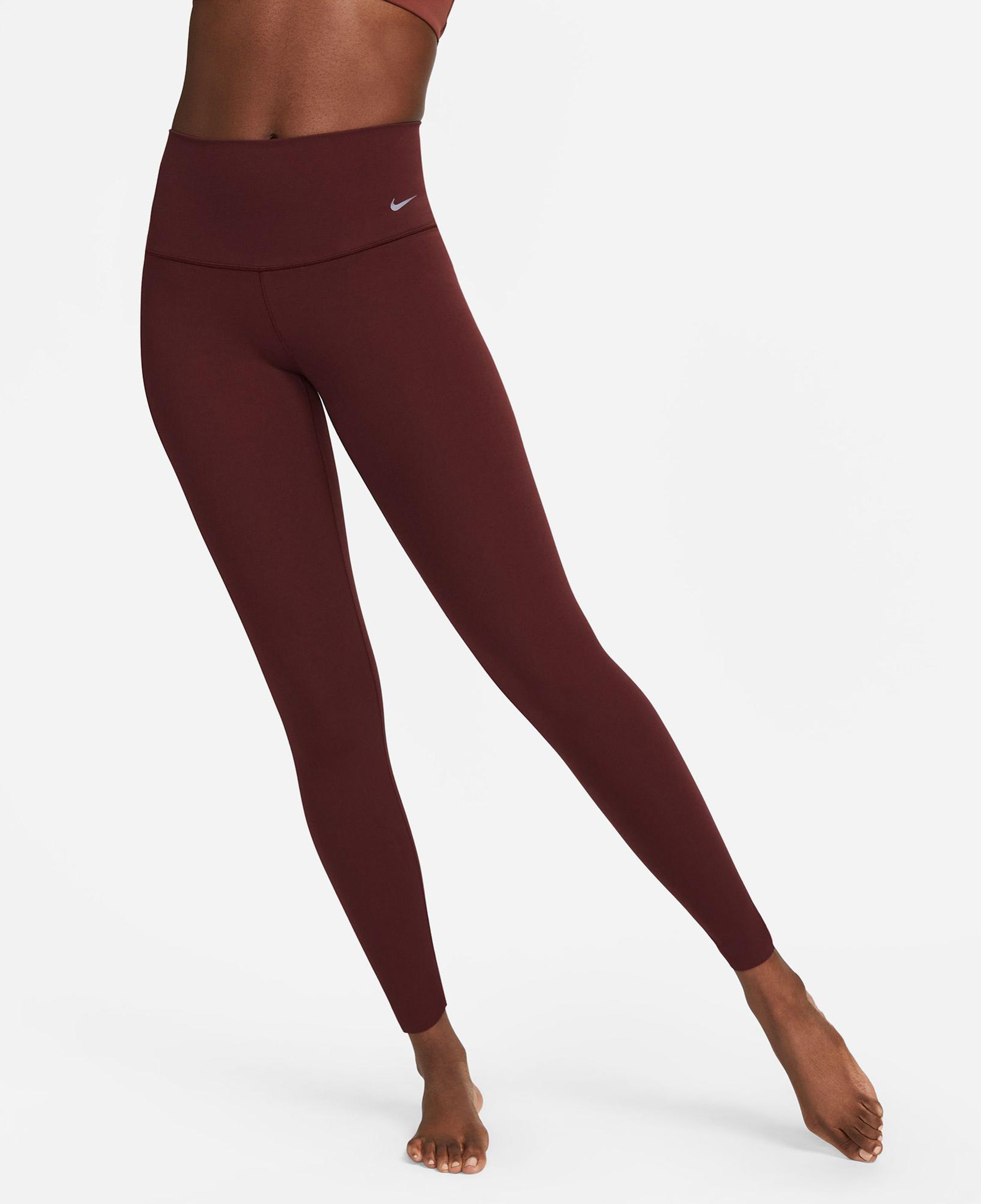 Nike Dri-Fit Zenvy High RiseKadın Bordo Tayt