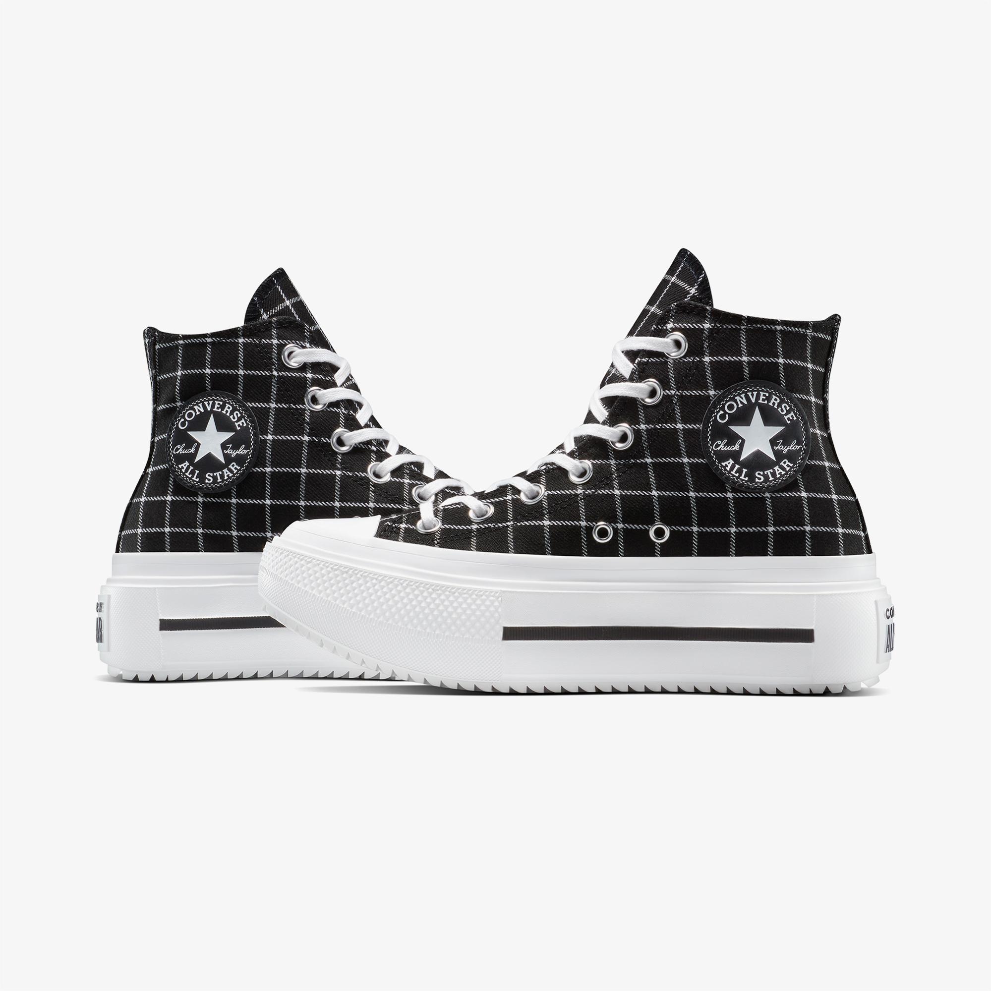 Converse Chuck Taylor All Star Lift Double Stack Unisex Siyah Sneaker