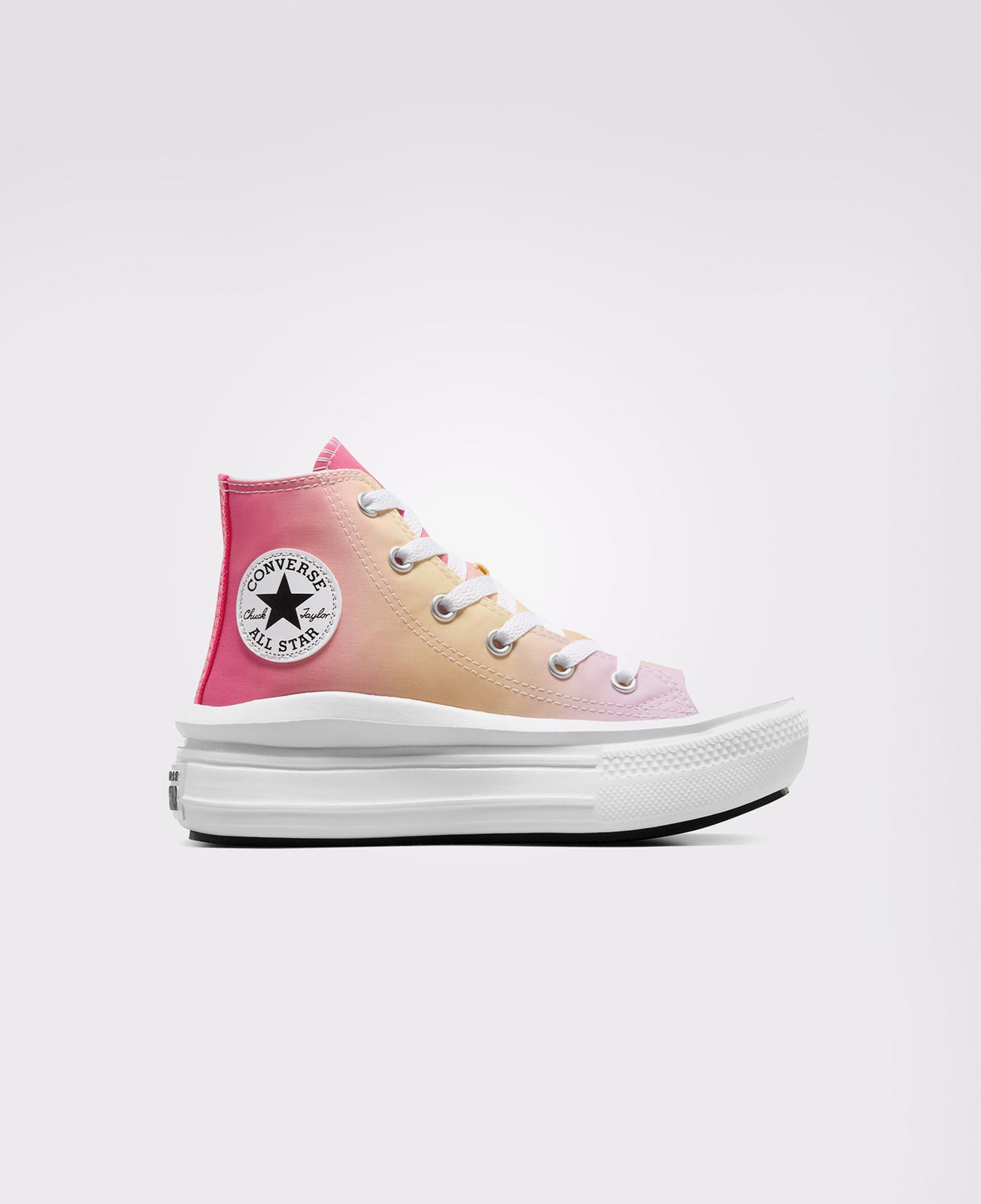 Converse Chuck Taylor All Star Move Çocuk Pembe Platform Sneaker