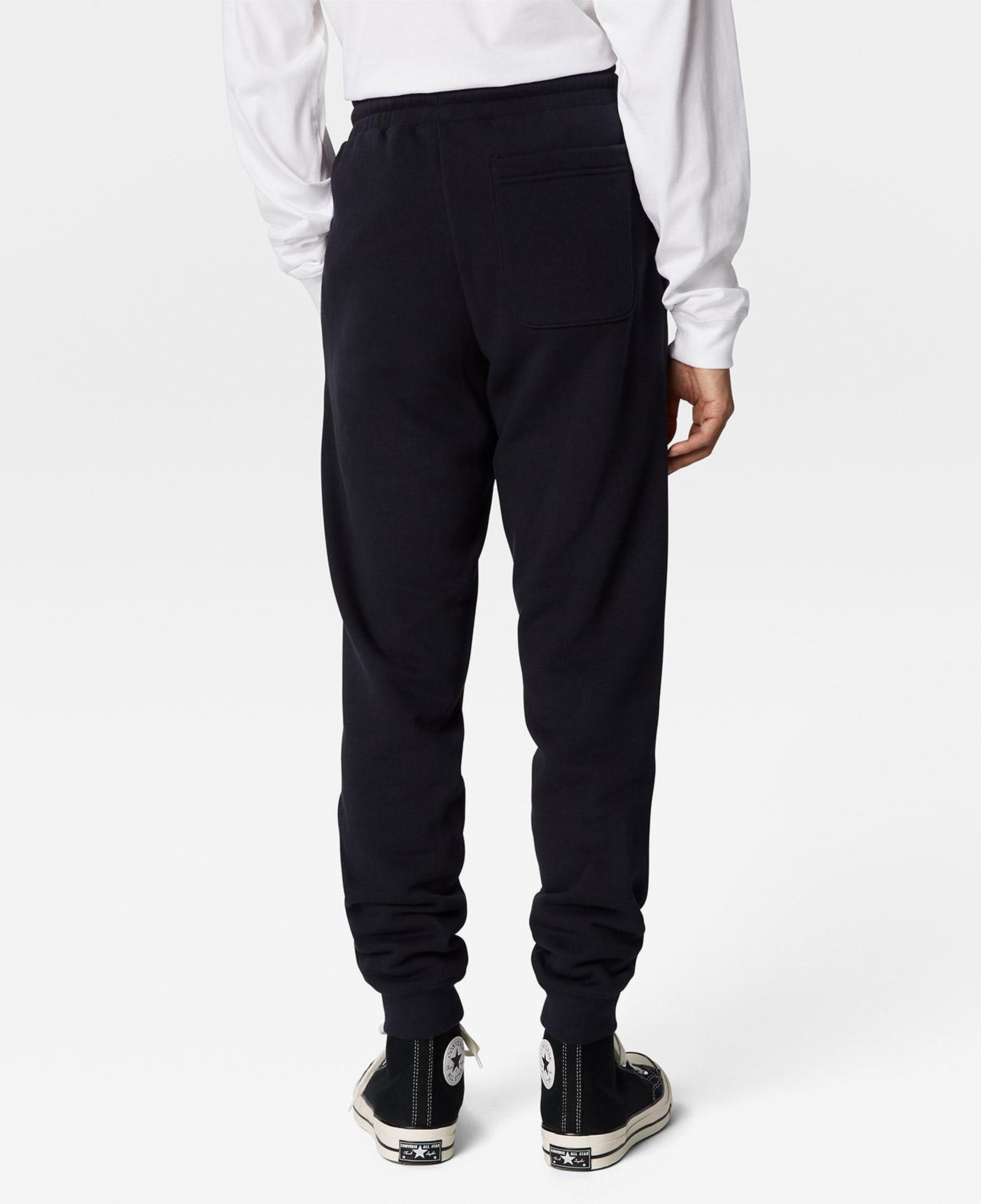 Converse Go-To Embroidered Star Chevron Brushed Unisex Siyah Eşofman Altı