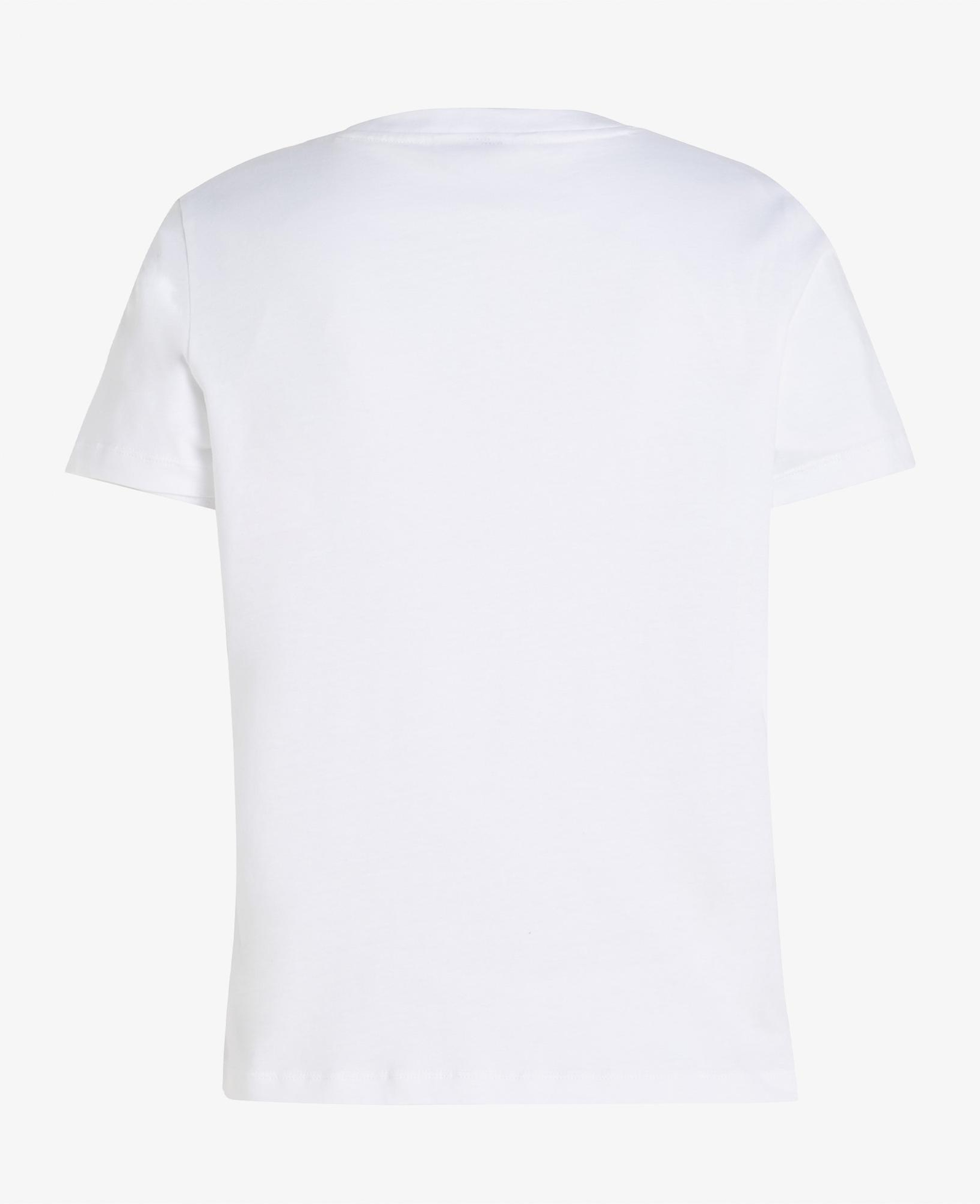 Tommy Hilfiger Corp Logo Kadın Beyaz Crop T-Shirt