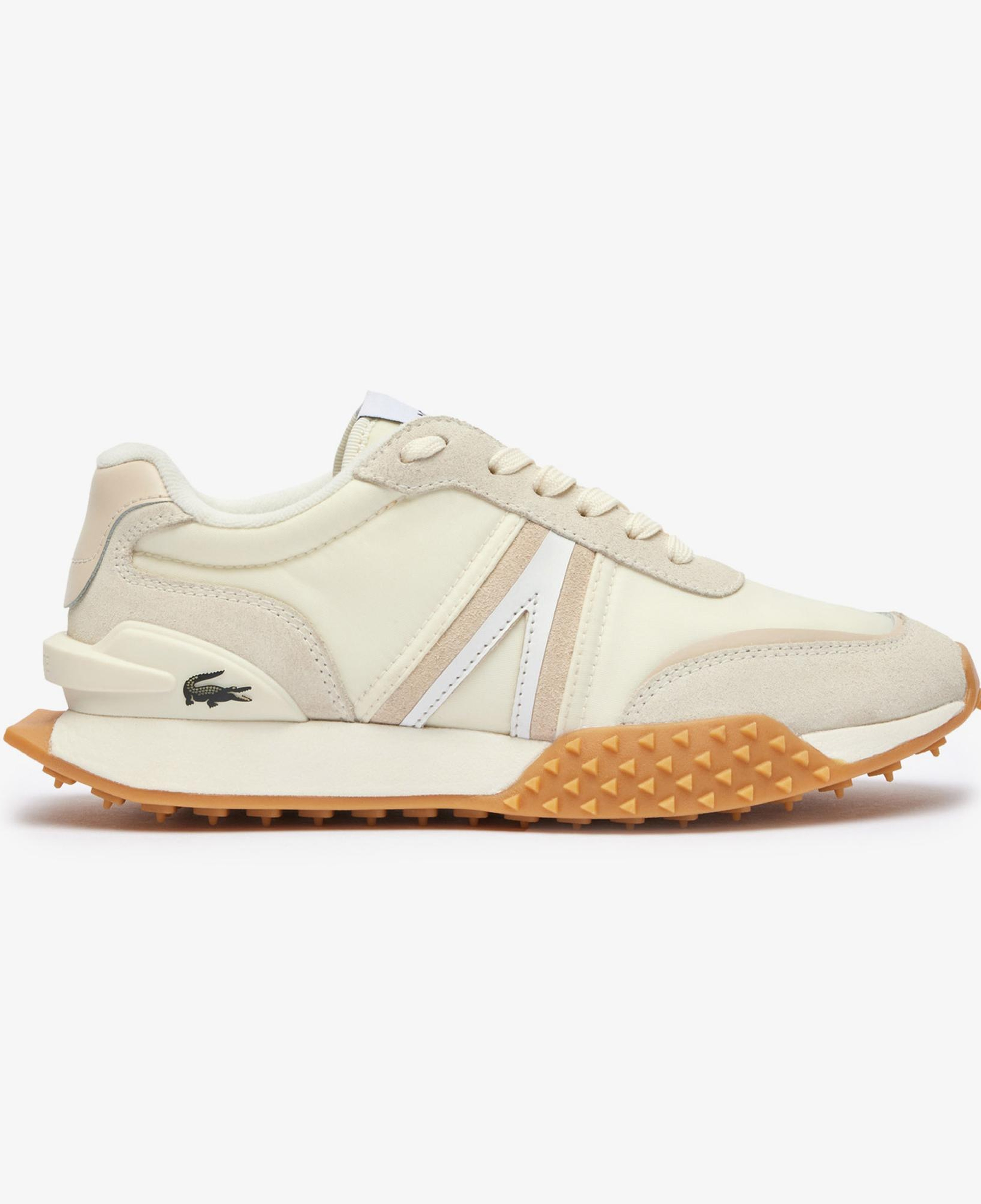 Lacoste L-Spin Deluxe Kadın Bej Sneaker