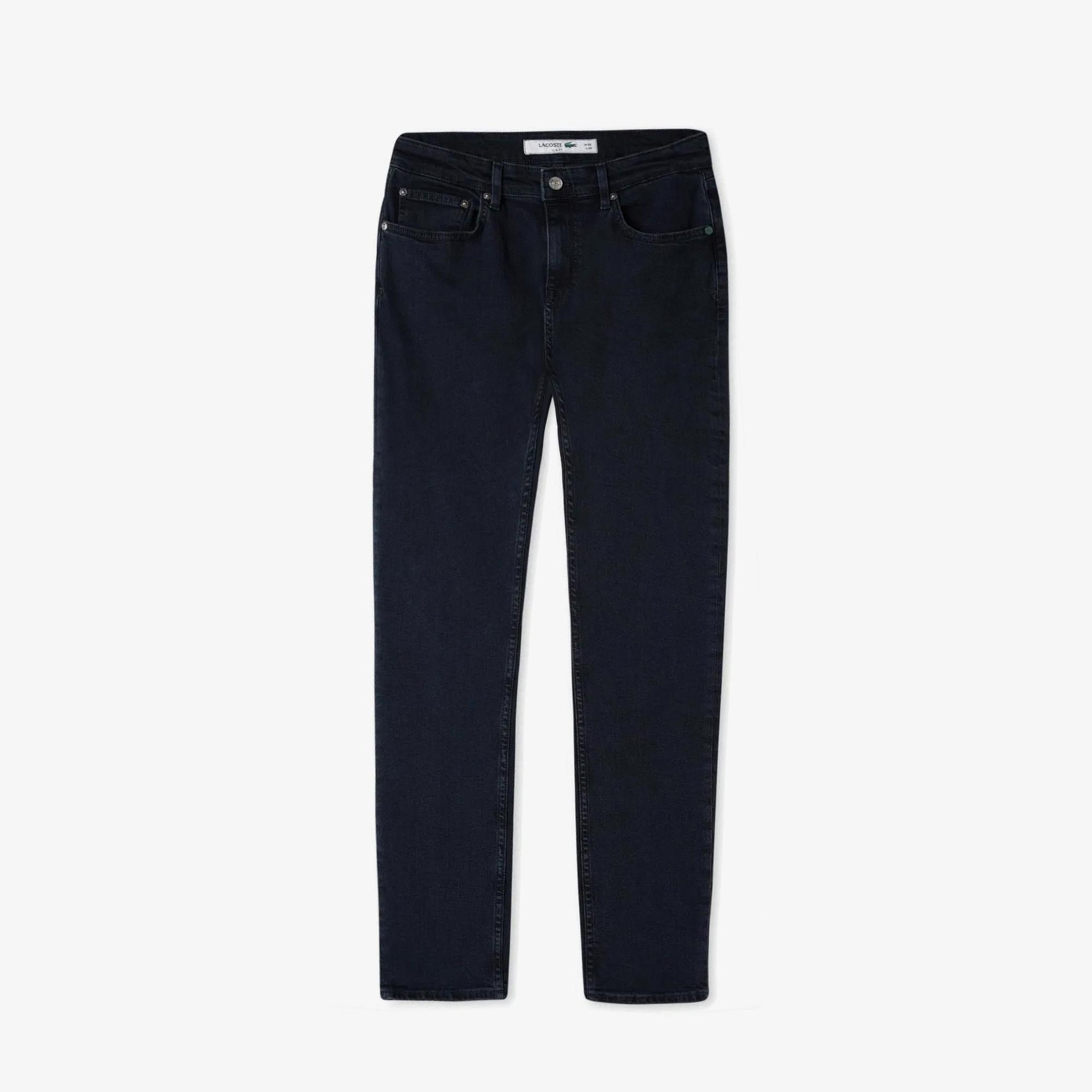 Lacoste Erkek Slim Fit Mavi Jean Pantolon
