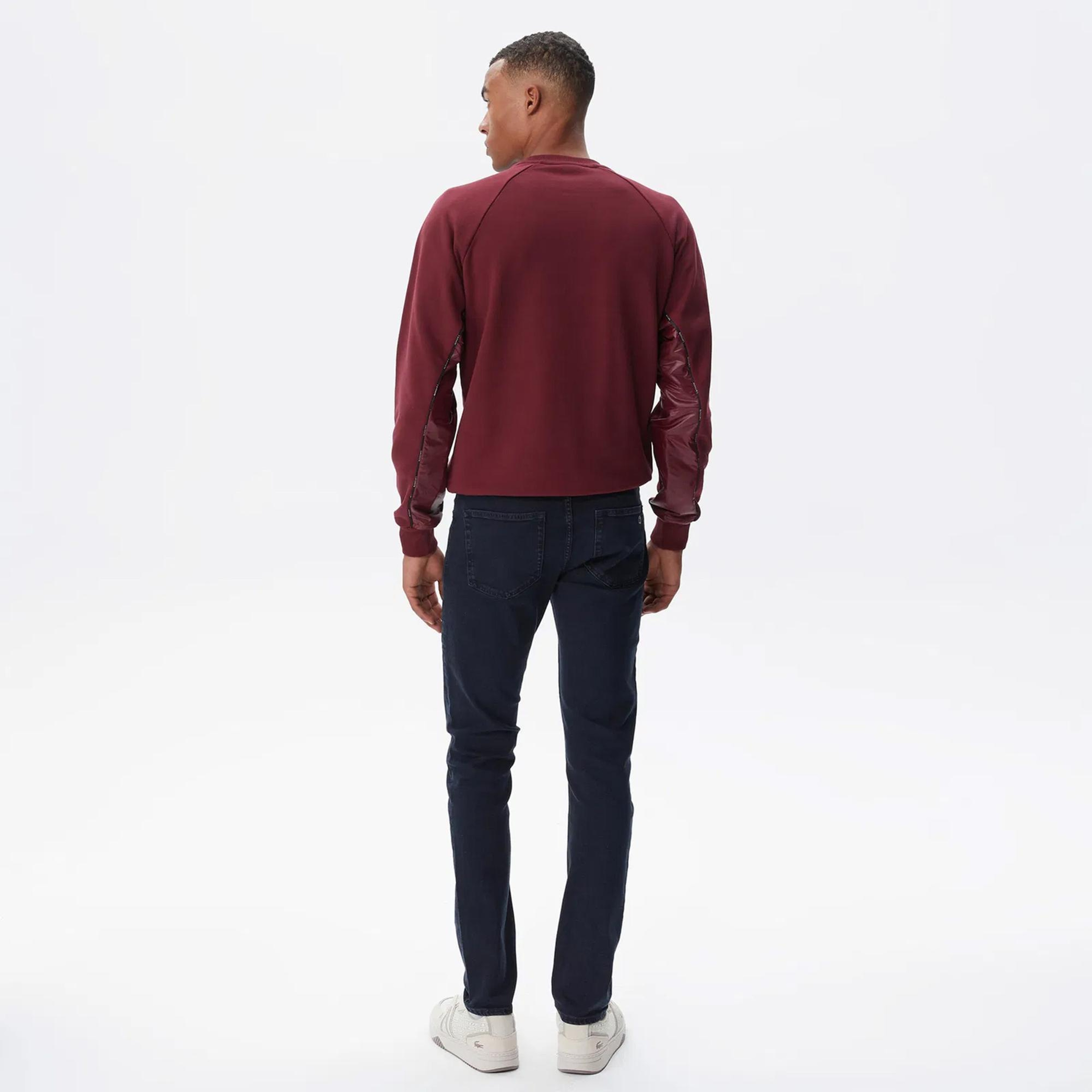 Lacoste Erkek Slim Fit Mavi Jean Pantolon