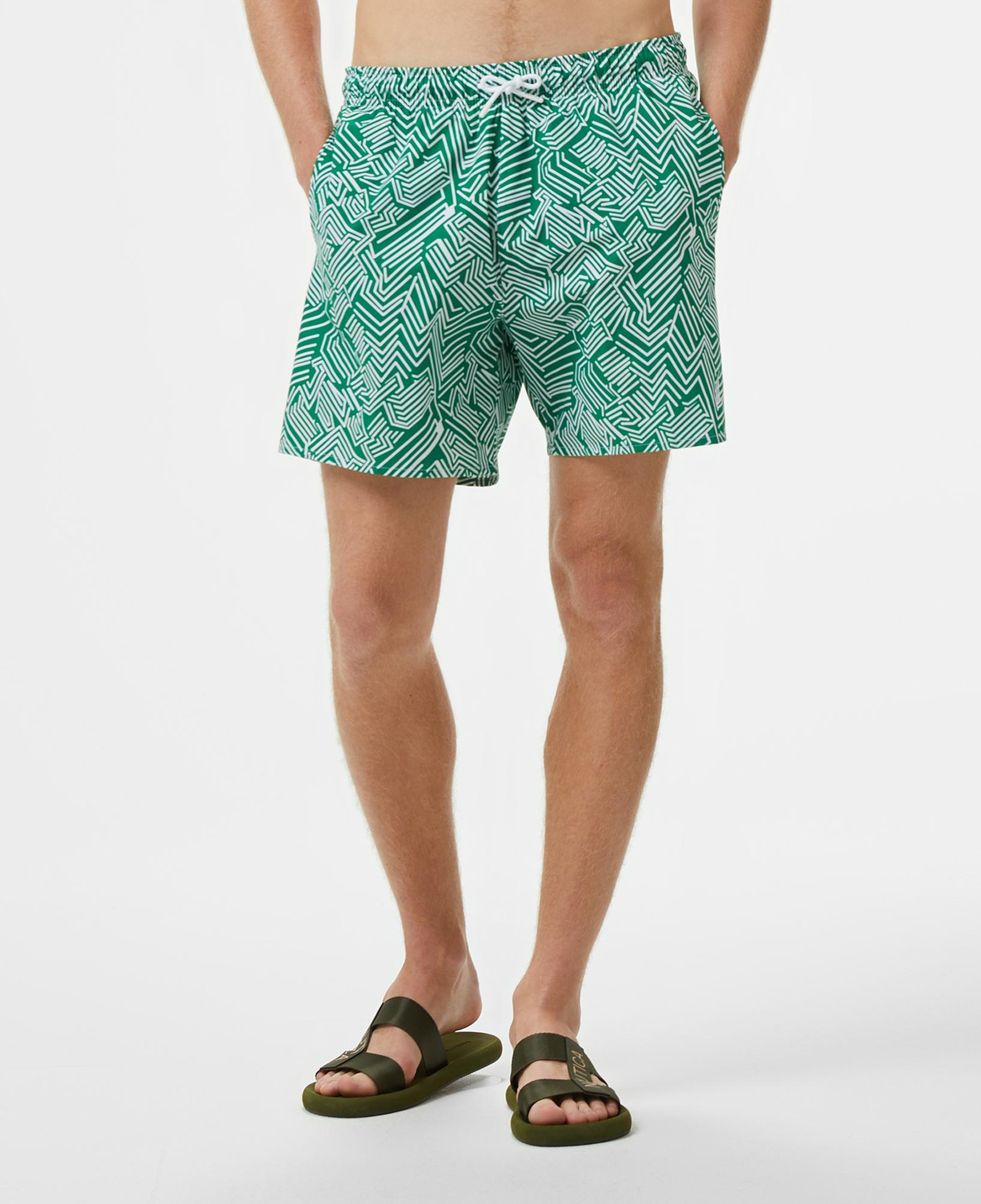 Nautica Erkek Yeşil Deniz Şortu