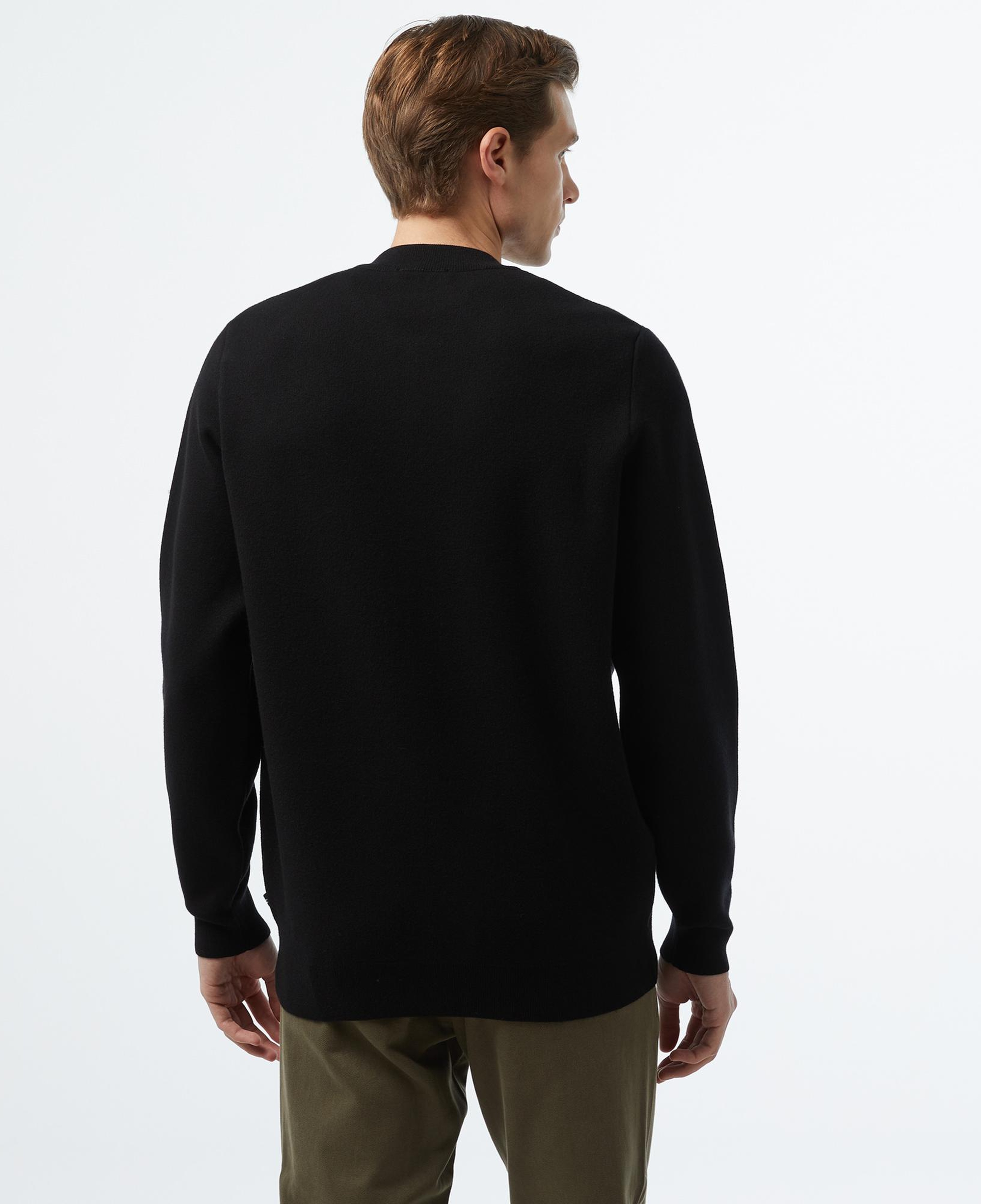 Nautica Erkek Siyah Regular Fit Hırka