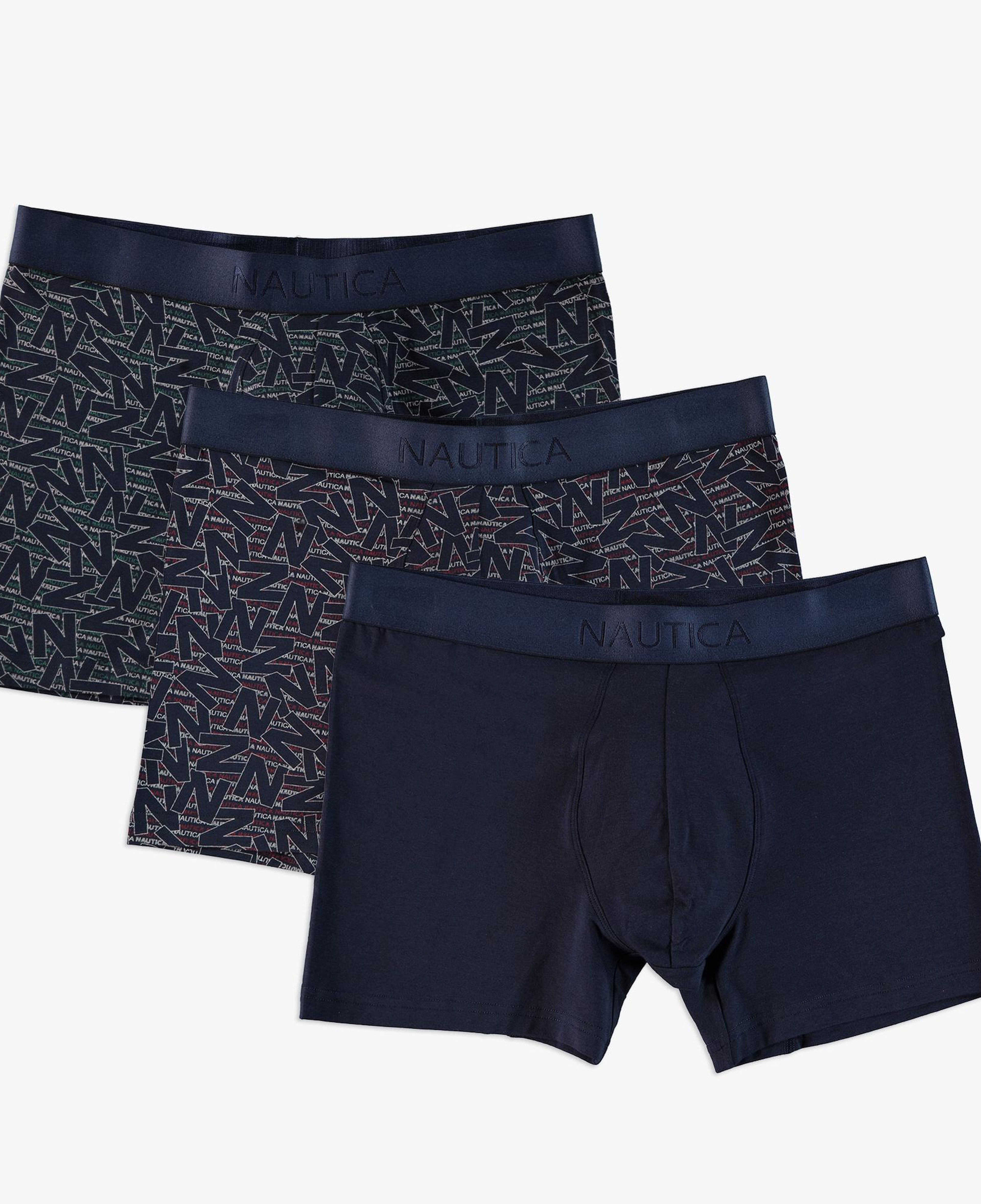 Nautica Erkek Lacivert 3'lü Boxer