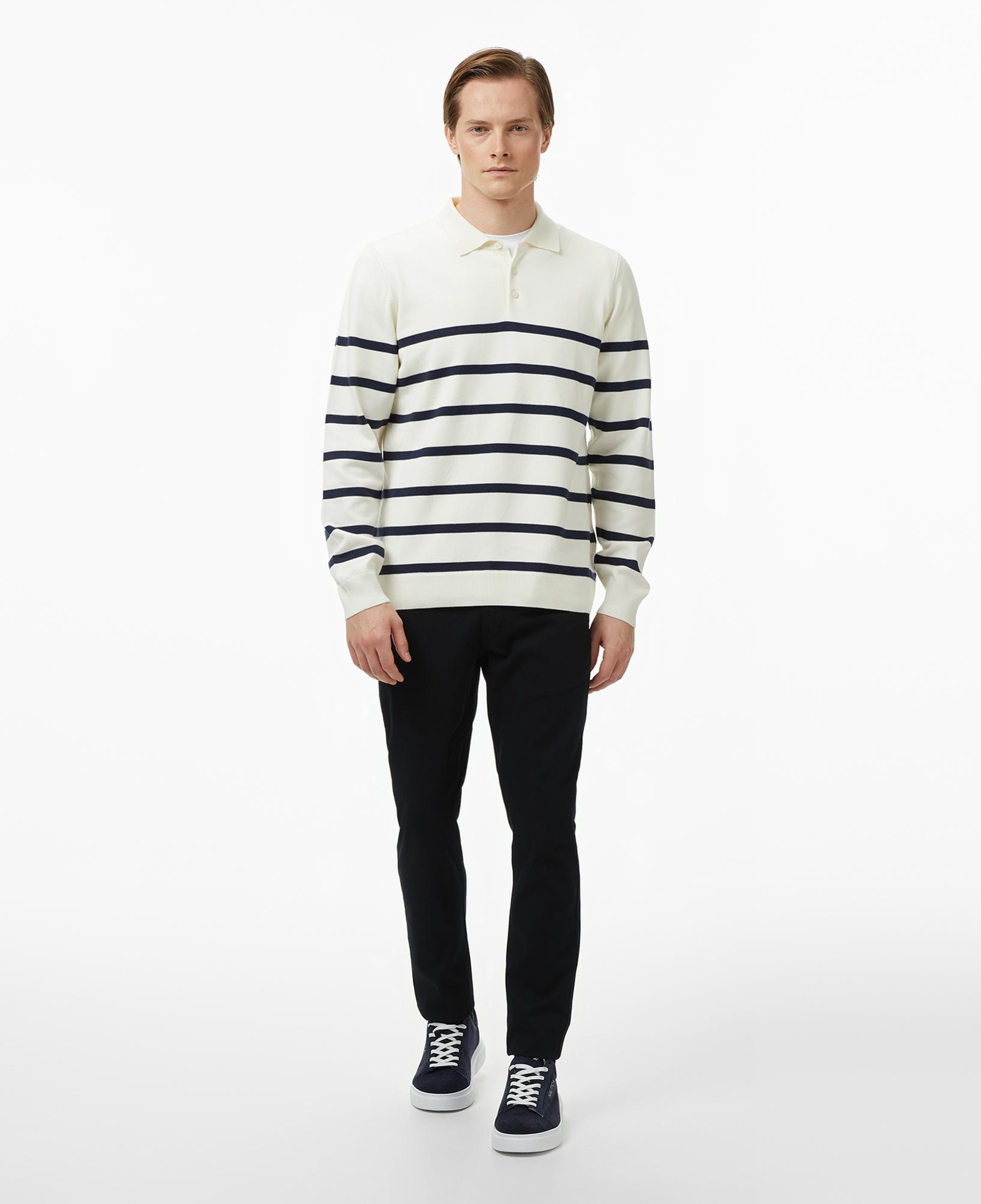 Nautica Erkek Krem Rengi Regular Fit Kazak