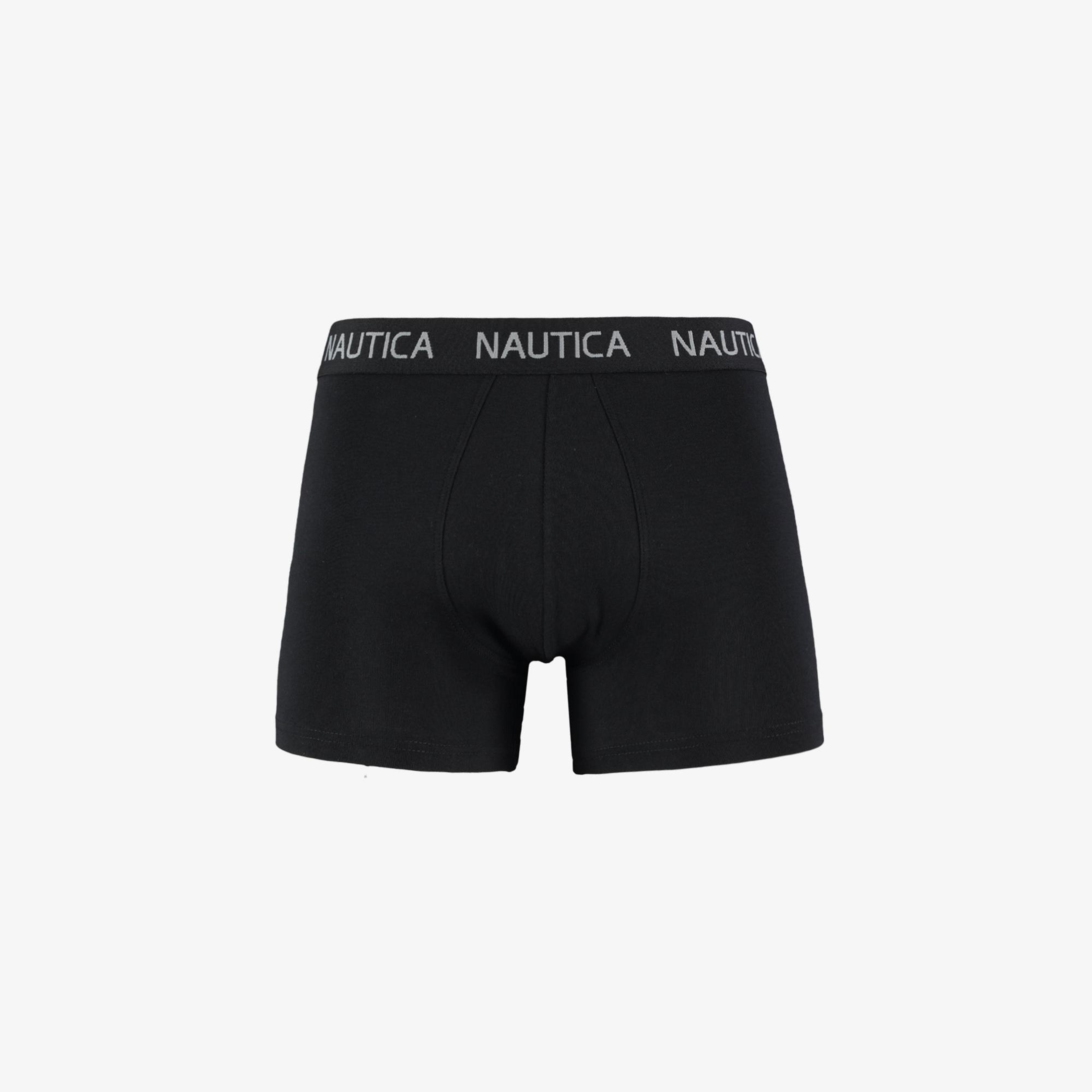 Nautica Erkek Siyah Standart Fit 3'lü Boxer