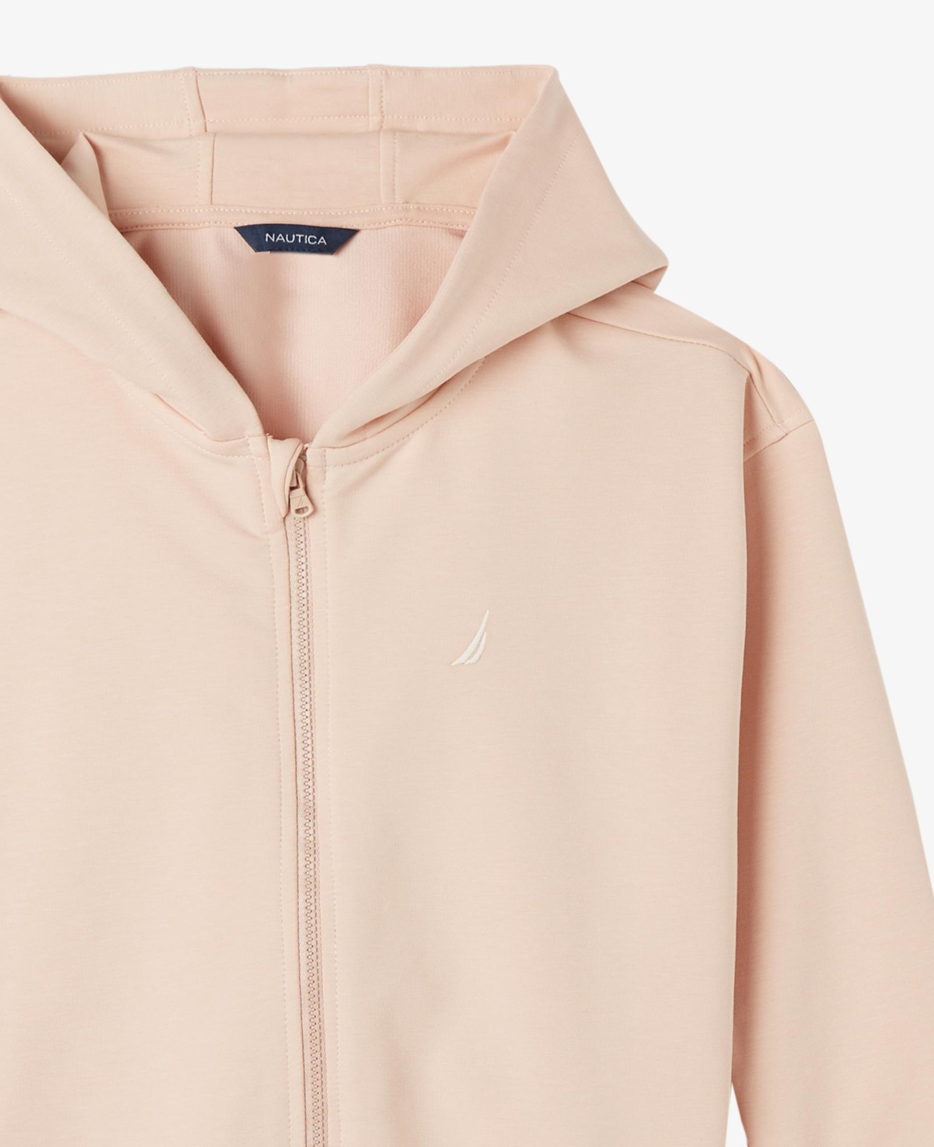 Nautica Kız Çocuk Pembe Standart Fit Kapüşonlu Sweatshirt