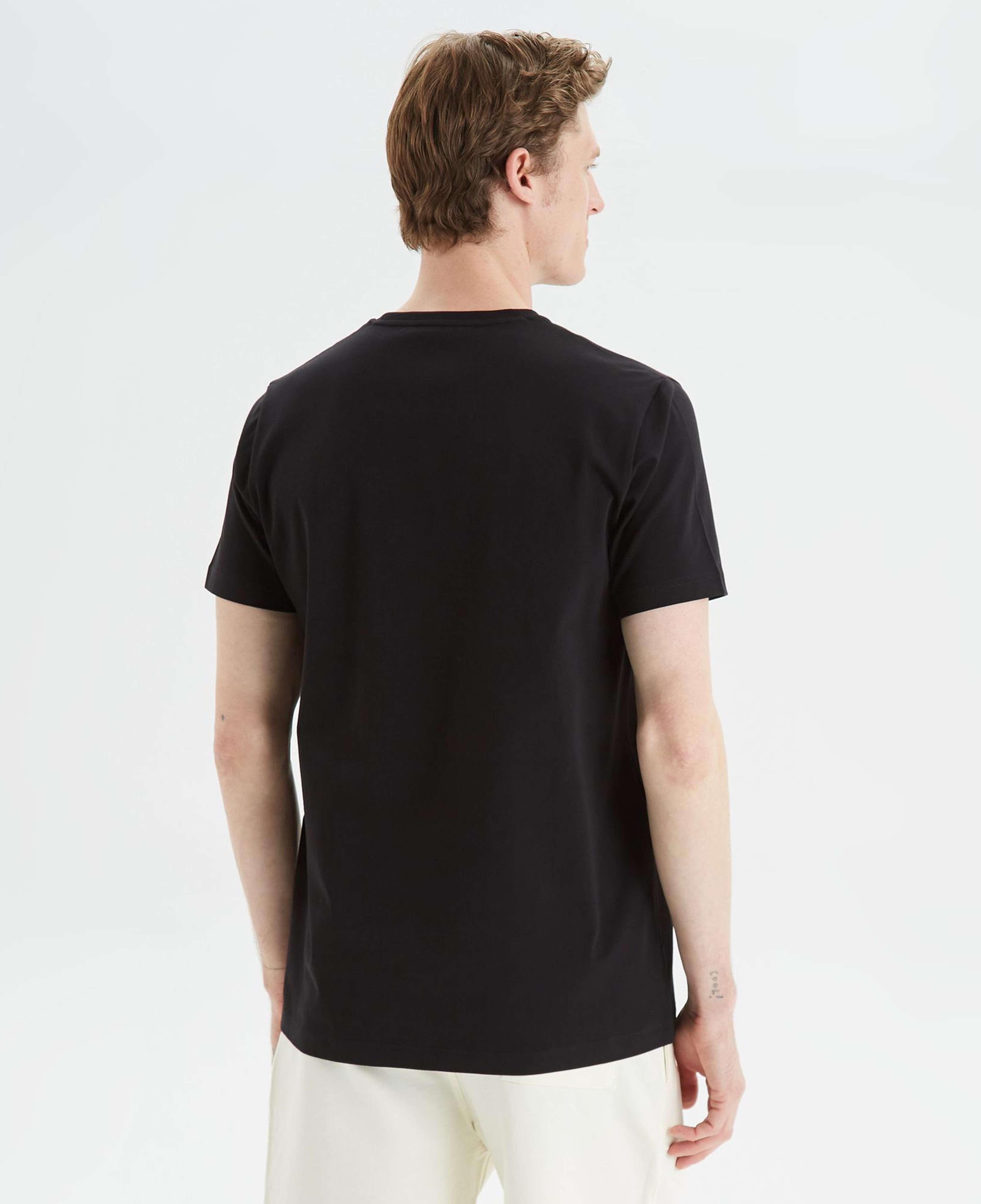 Nautica Erkek Siyah Standart Fit Baskılı T-Shirt