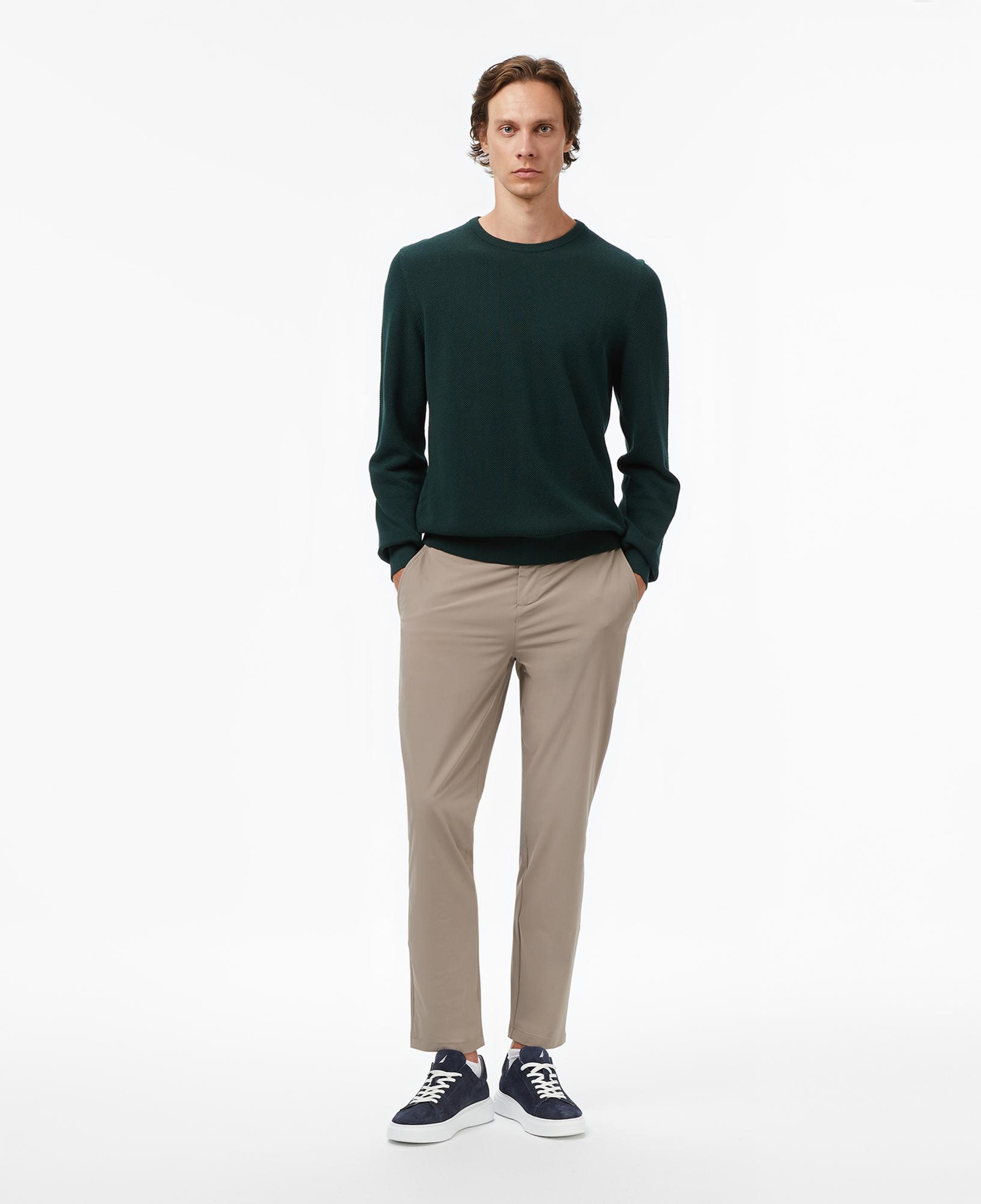 Nautica Erkek Yeşil Classic Fit Kazak