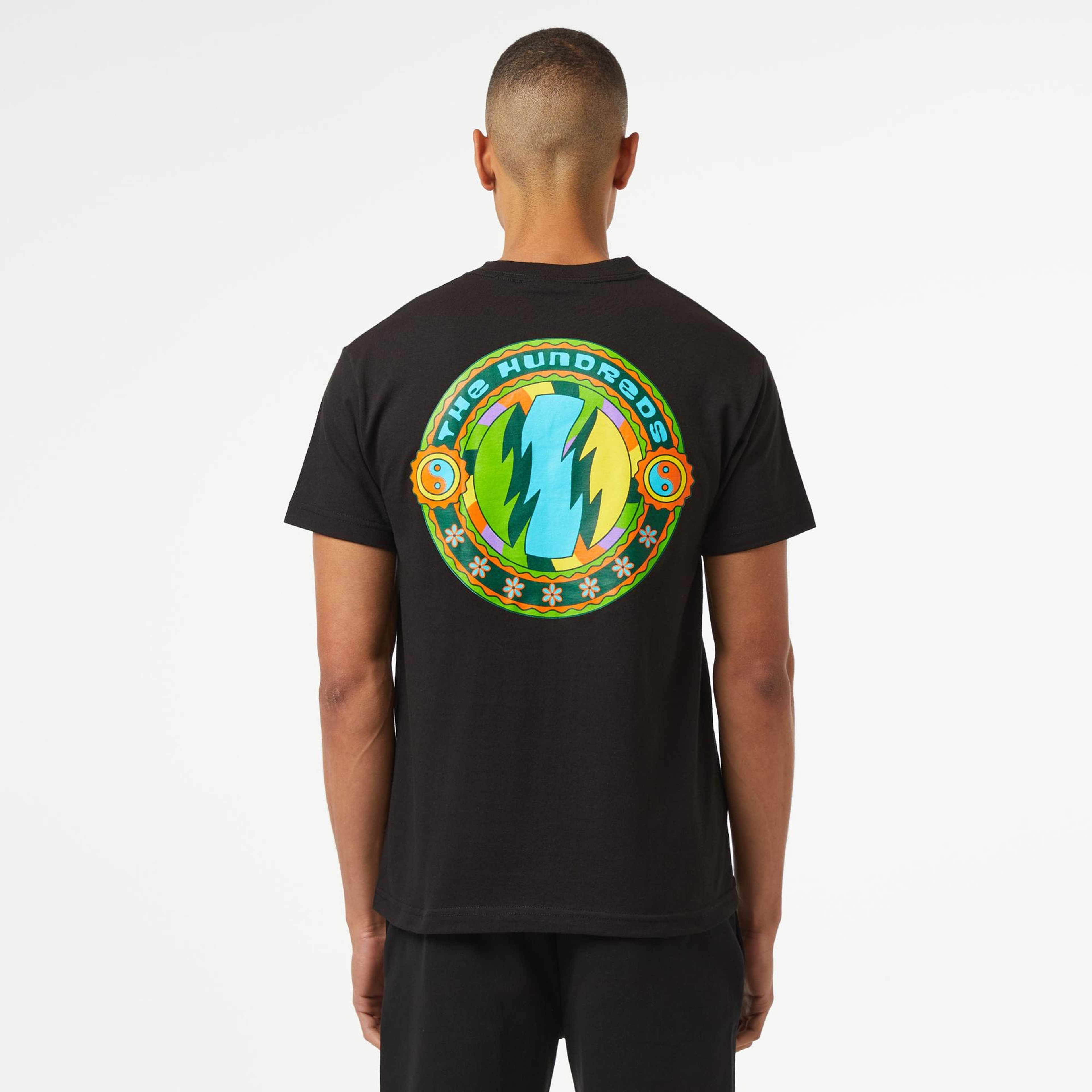 The Hundreds Wildfire Surf Erkek Siyah T-Shirt