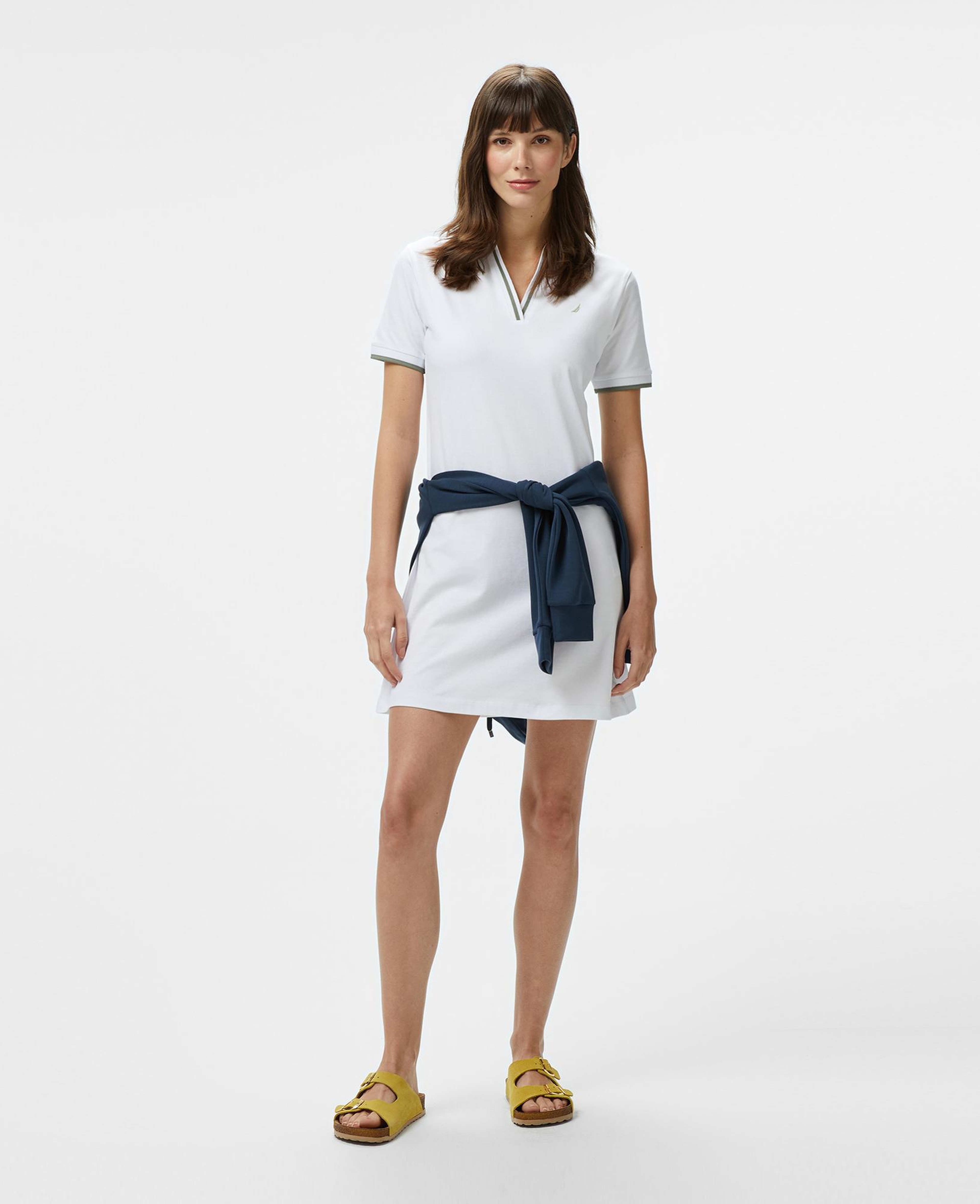 Nautica Kadın Beyaz Regular Fit Elbise