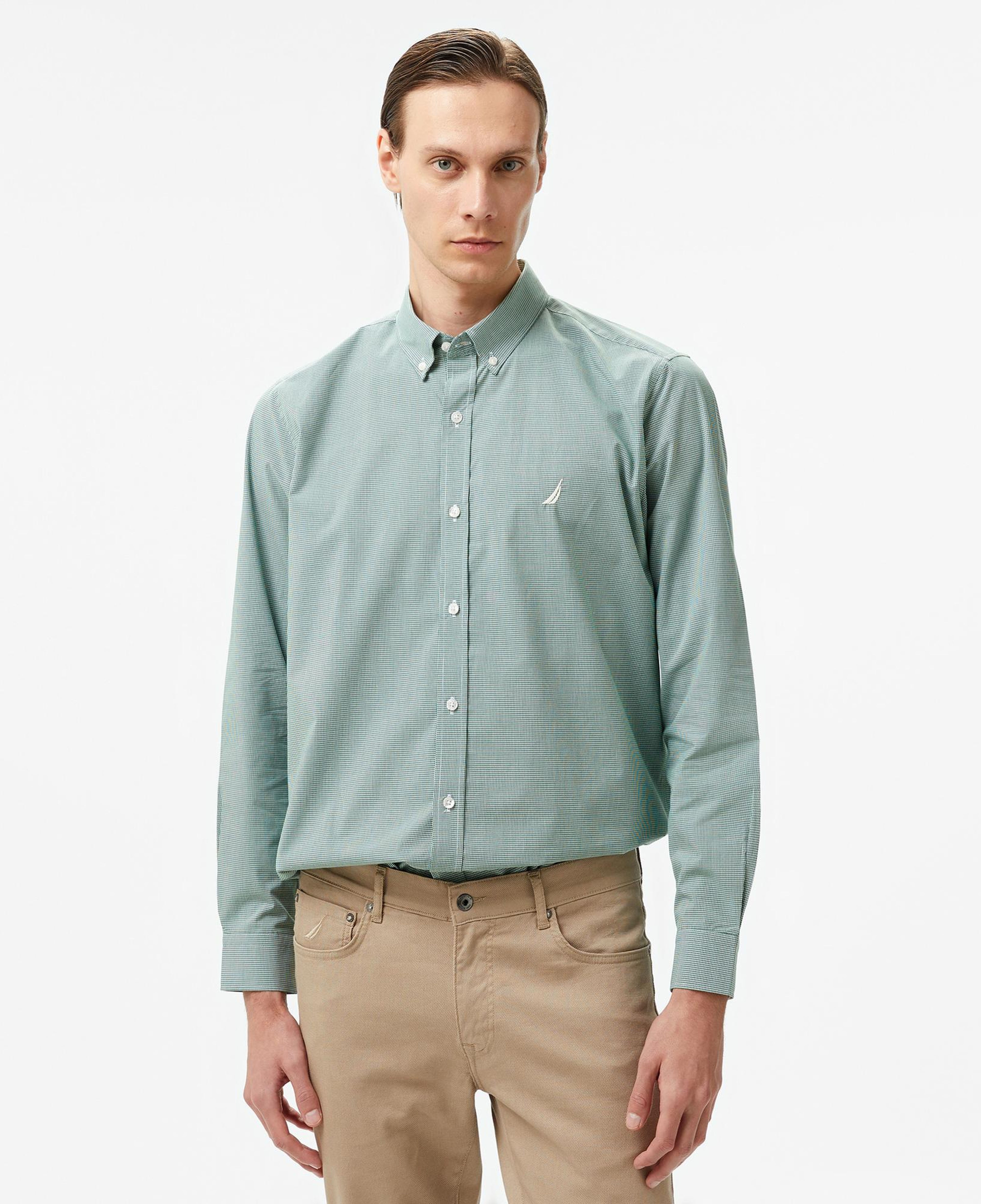 Nautica Erkek Yeşil Gömlek