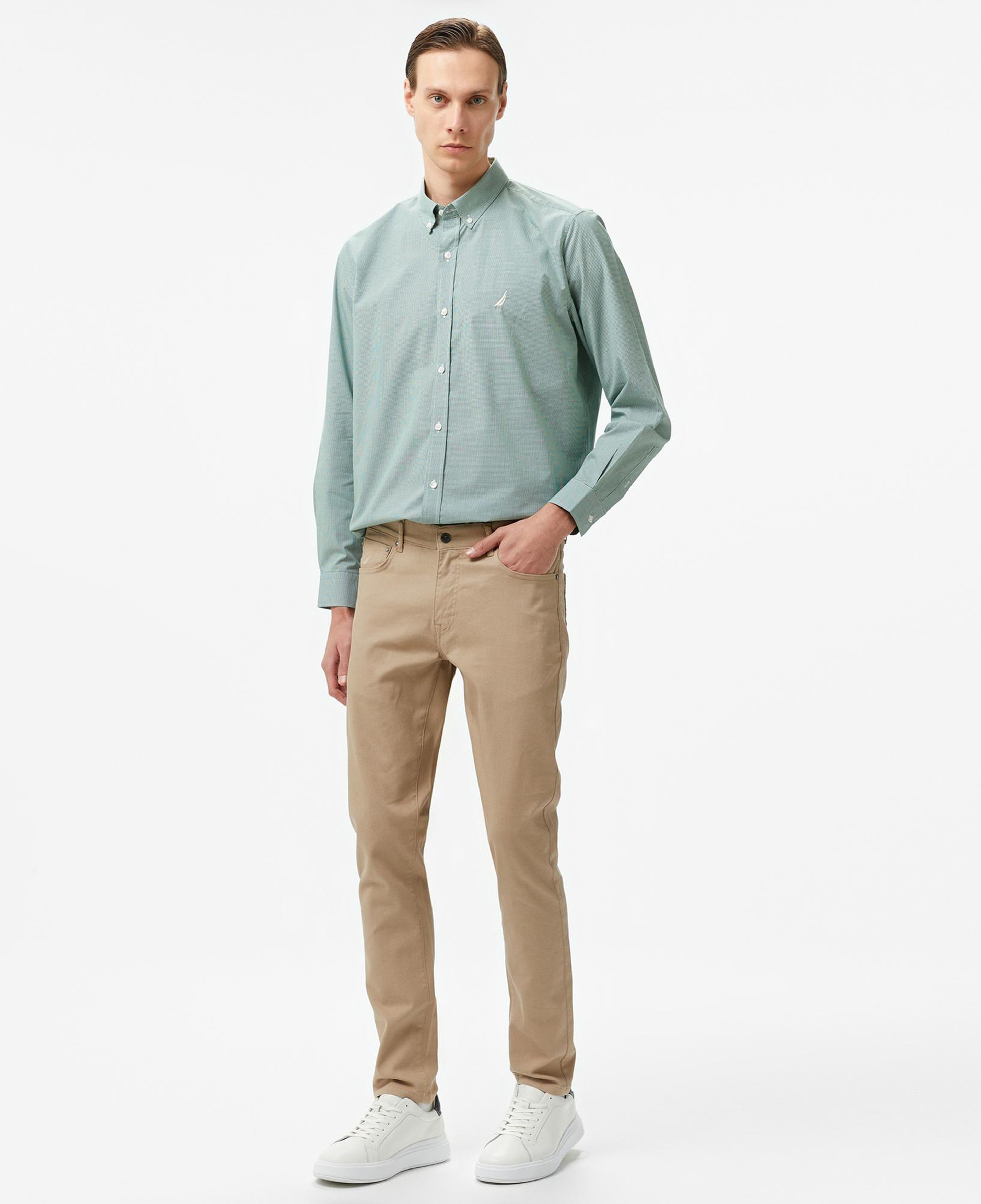 Nautica Erkek Yeşil Gömlek