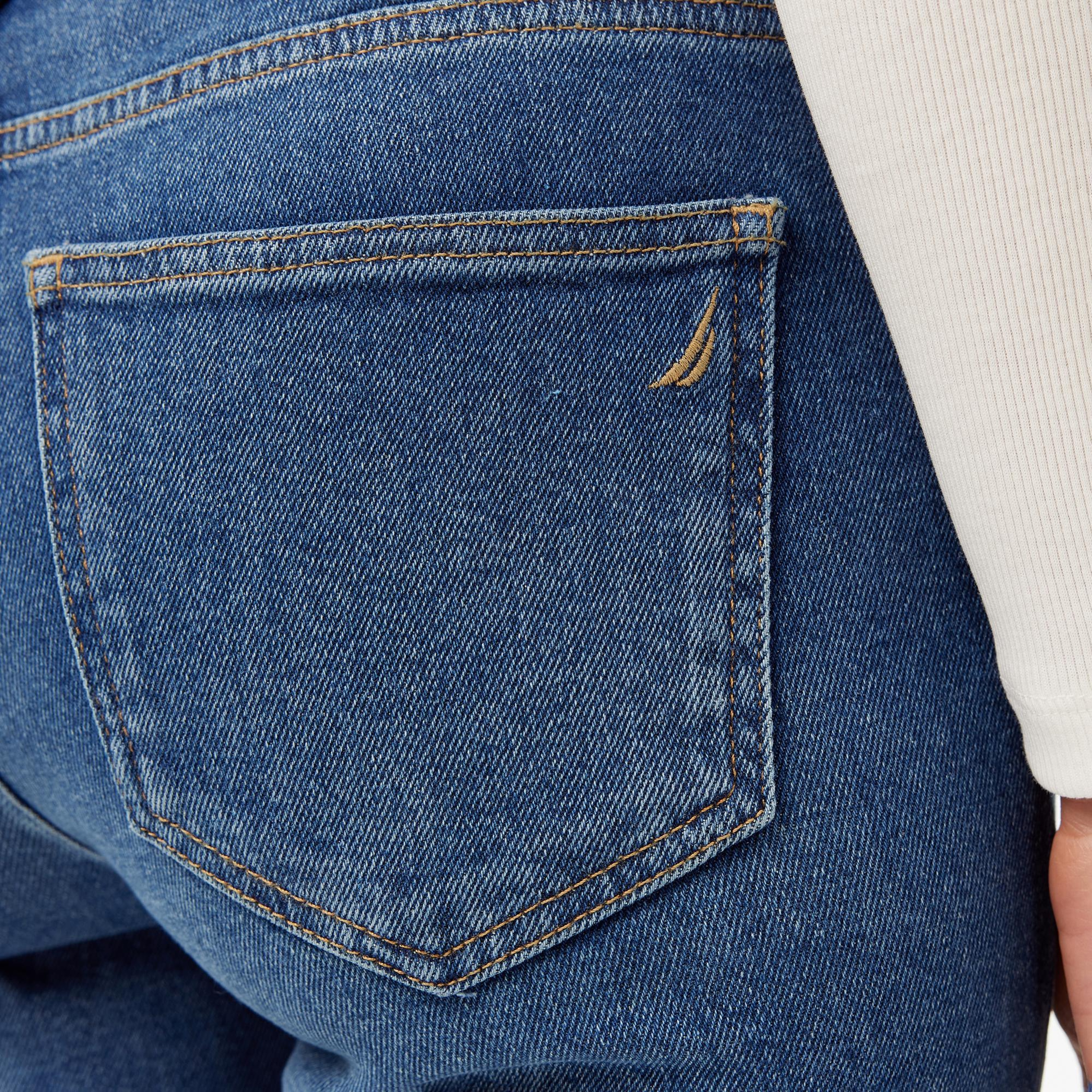 Nautica Kadın Mavi İspanyol Paça Pantolon