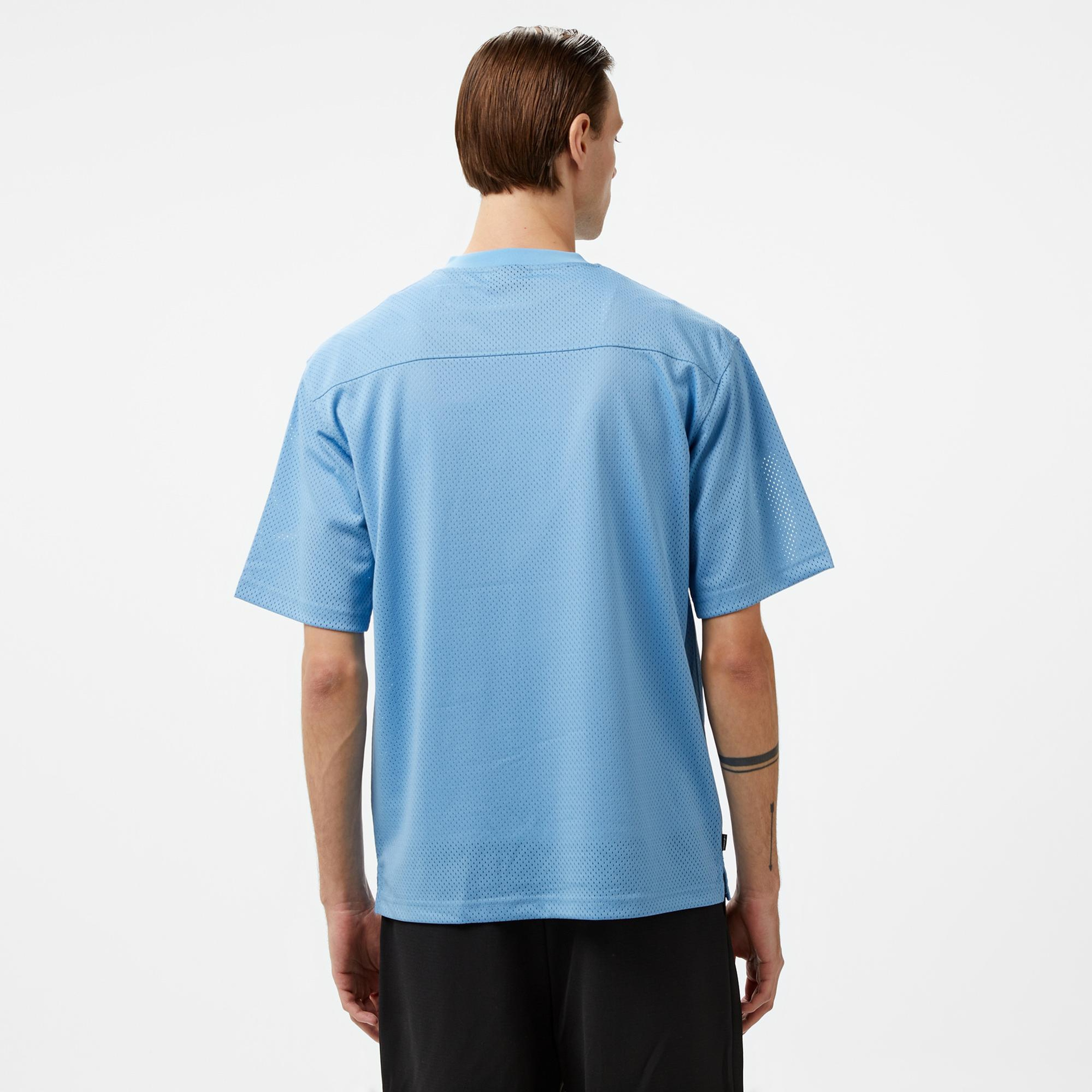 The Hundreds Division Football Jersey Erkek Mavi T-Shirt