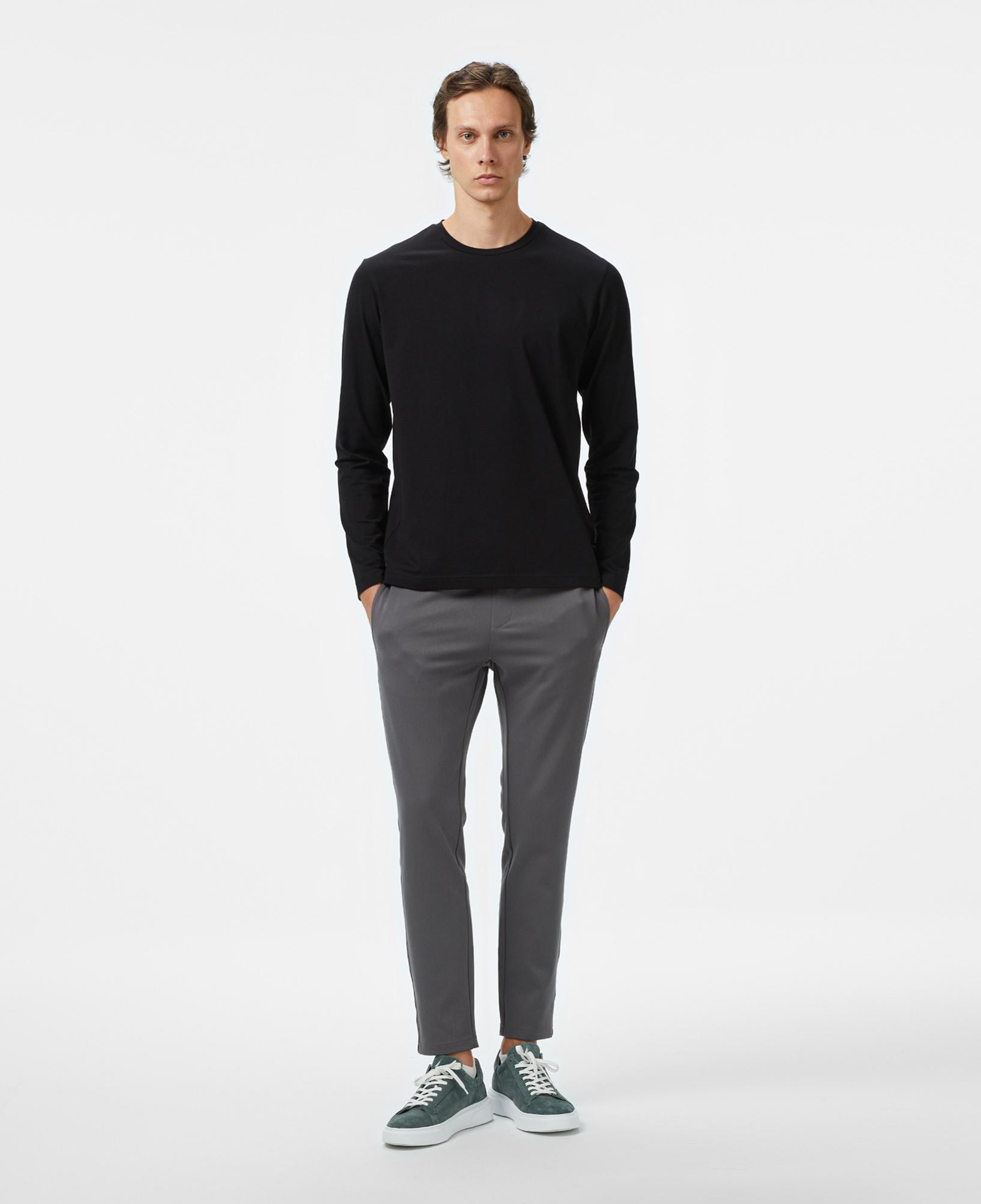 Nautica Erkek Siyah Classic Fit Uzun Kollu T-Shirt