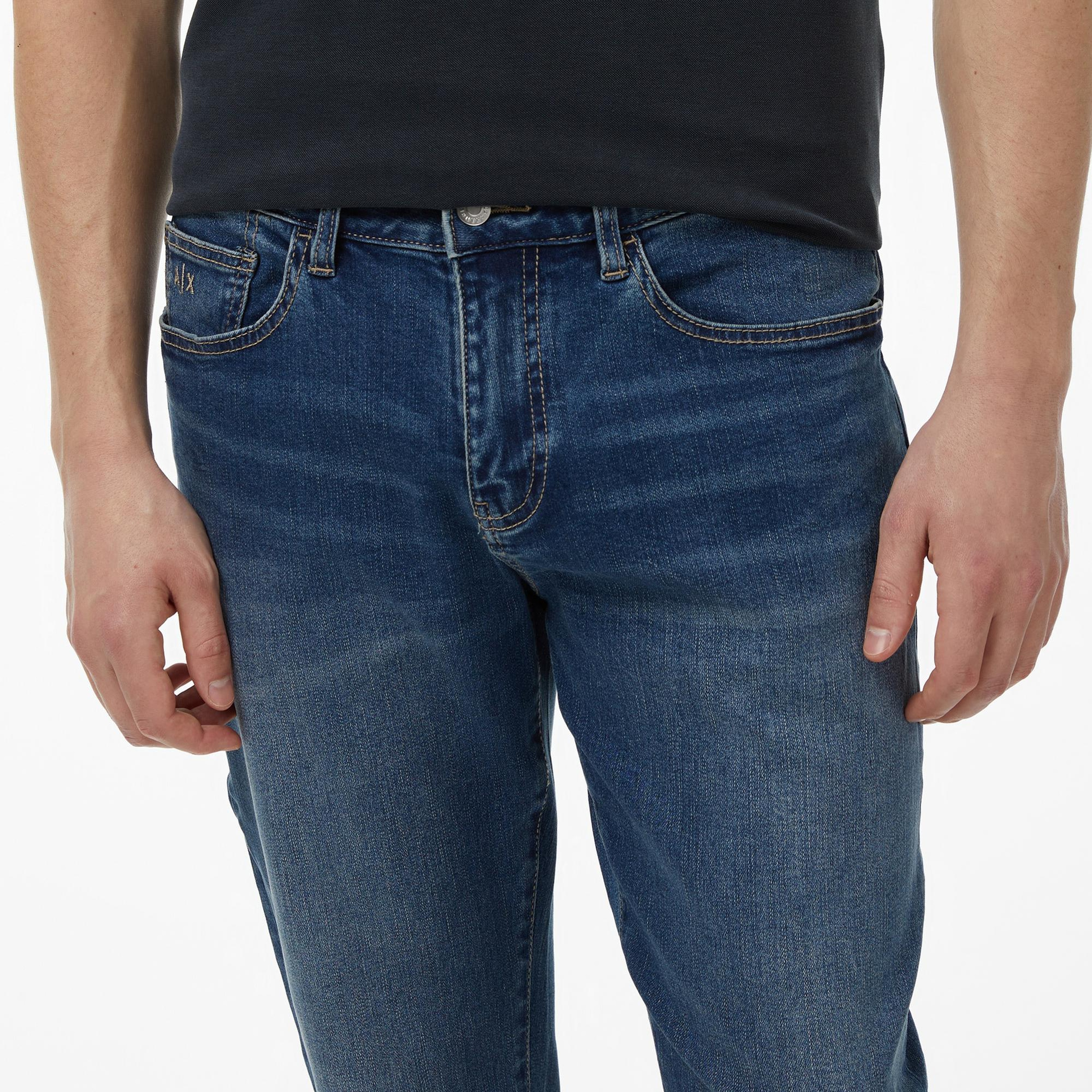 Armani Exchange Erkek Lacivert Jean