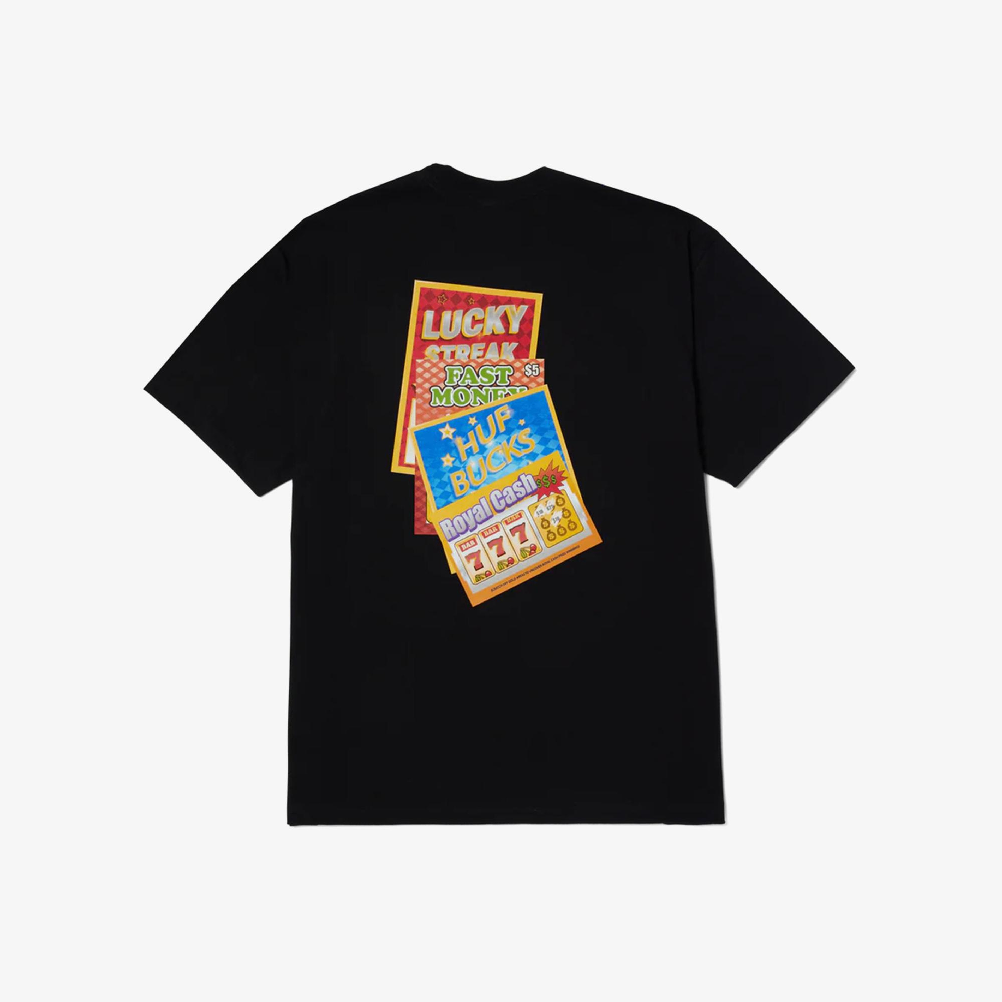 Huf Lucky Erkek Siyah T-Shirt
