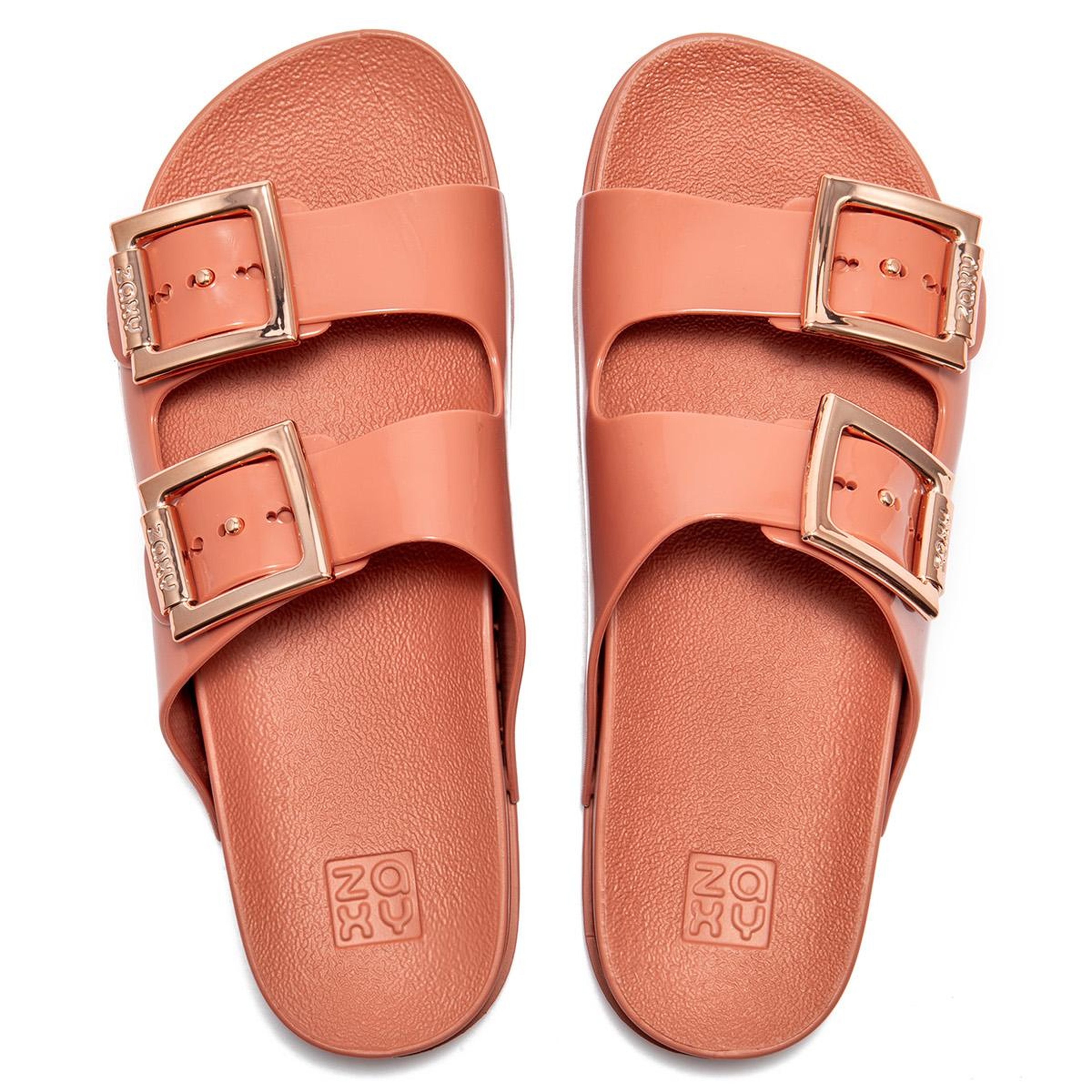 Partner Çift Bantlı Kadın Terlik Pudra 35/42