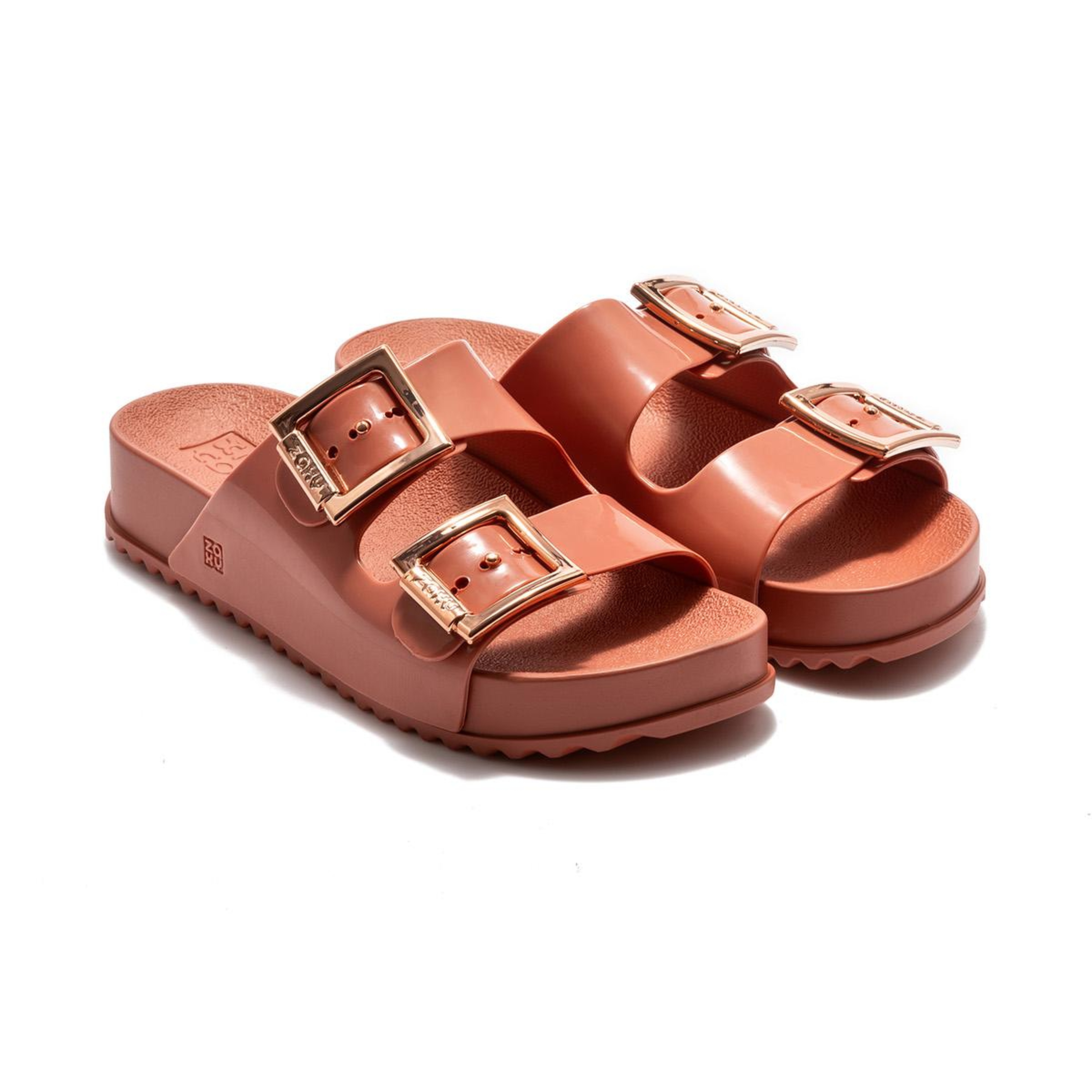 Partner Çift Bantlı Kadın Terlik Pudra 35/42