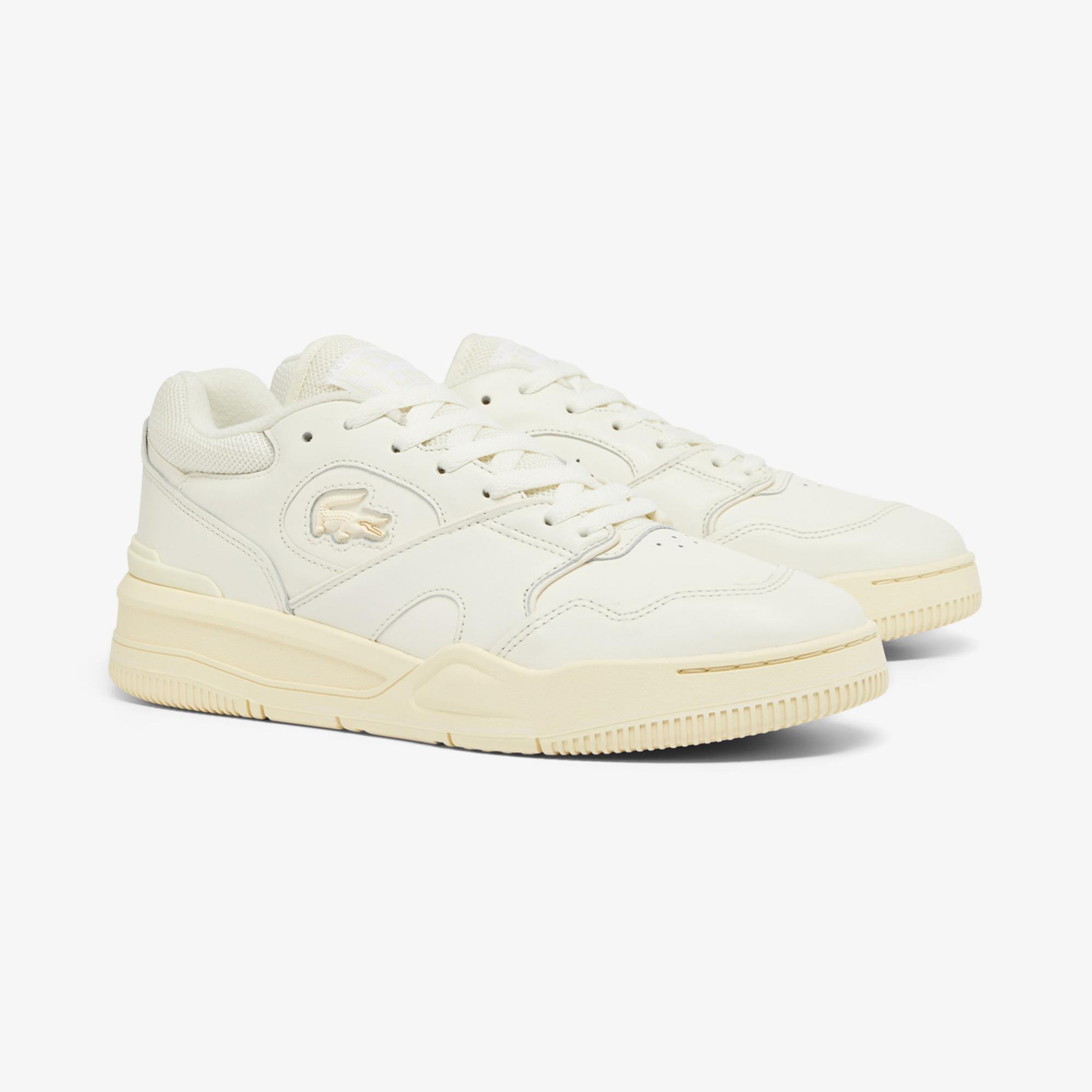 Lacoste Lineshot Erkek Krem Sneaker