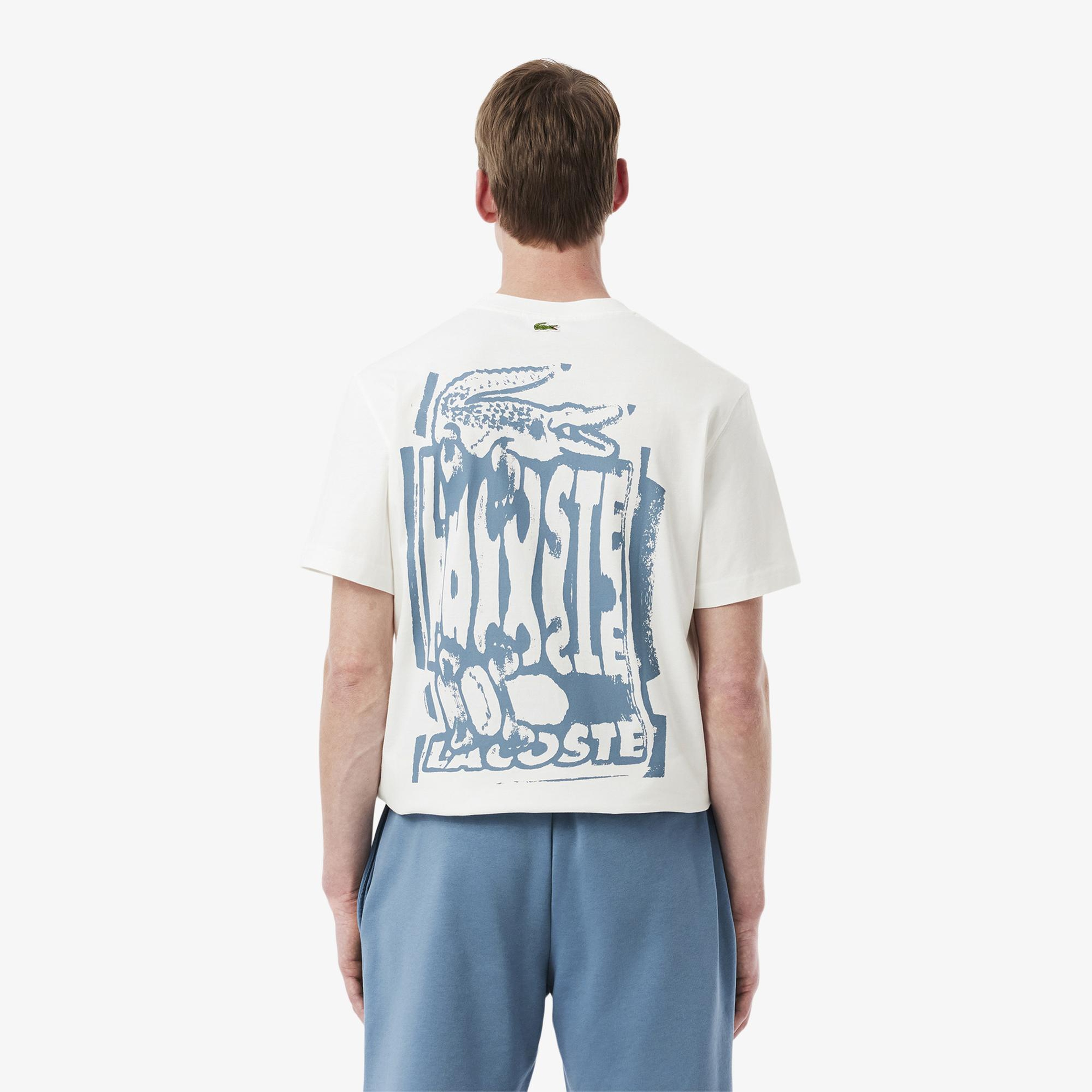 Lacoste Classic Fit Erkek Bej T-Shirt
