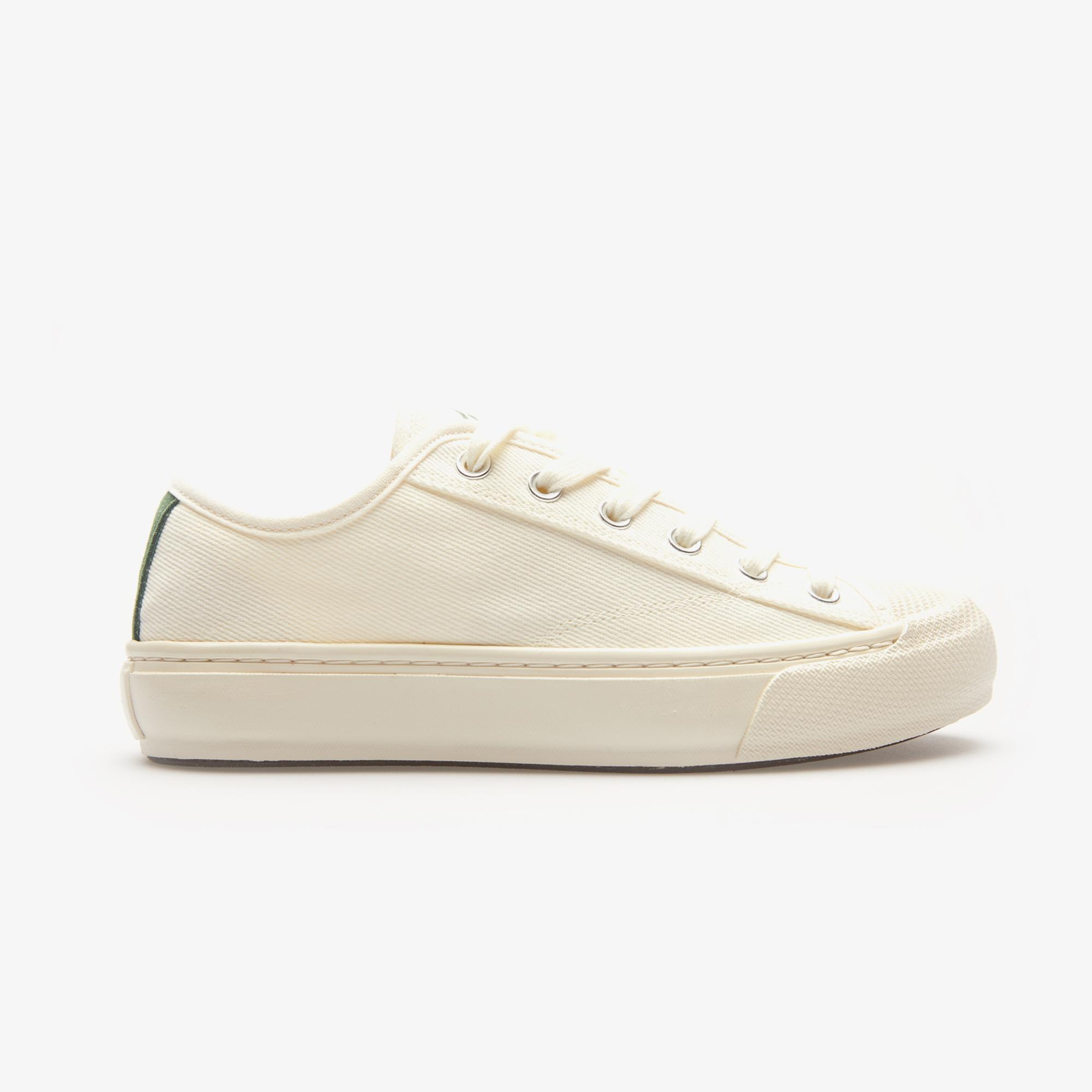 Lacoste Backcourt Erkek Krem Sneaker