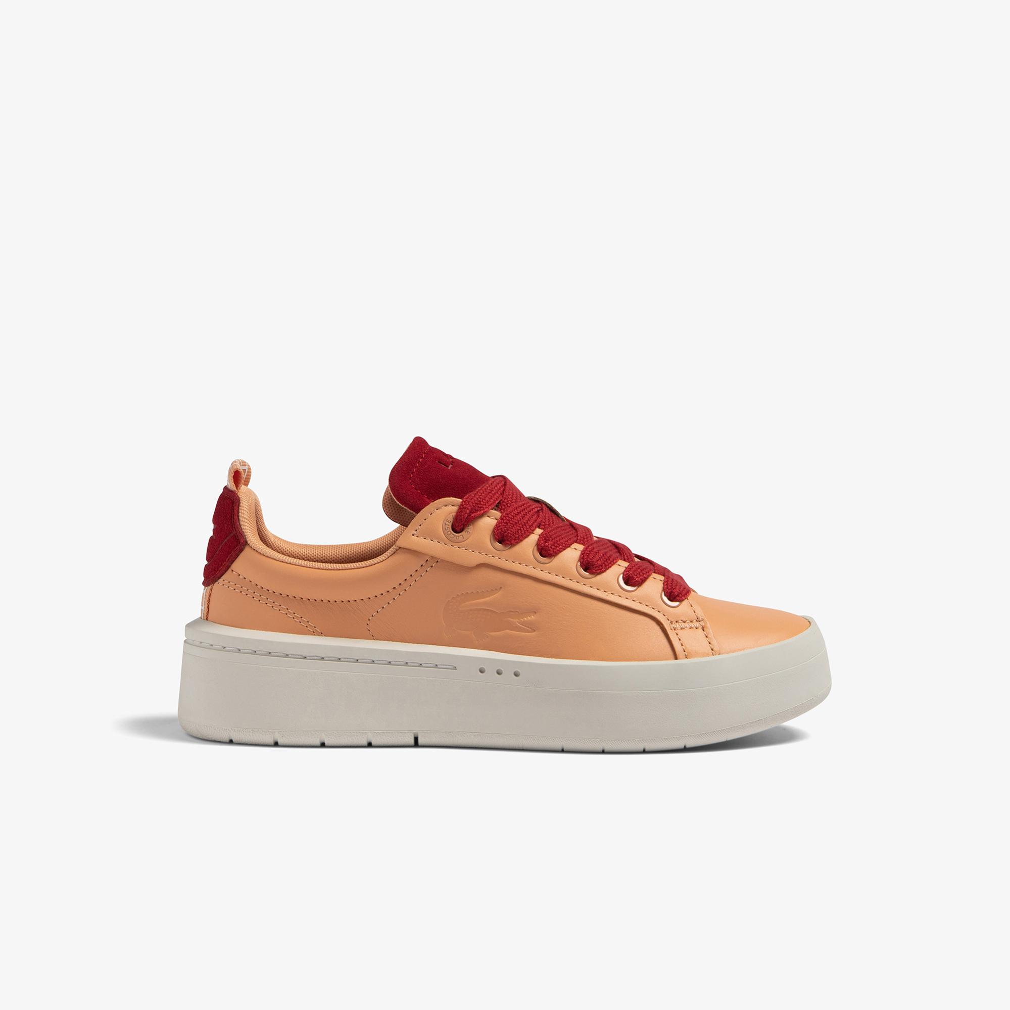 Lacoste Carnaby Platform Kadın Turuncu Sneaker