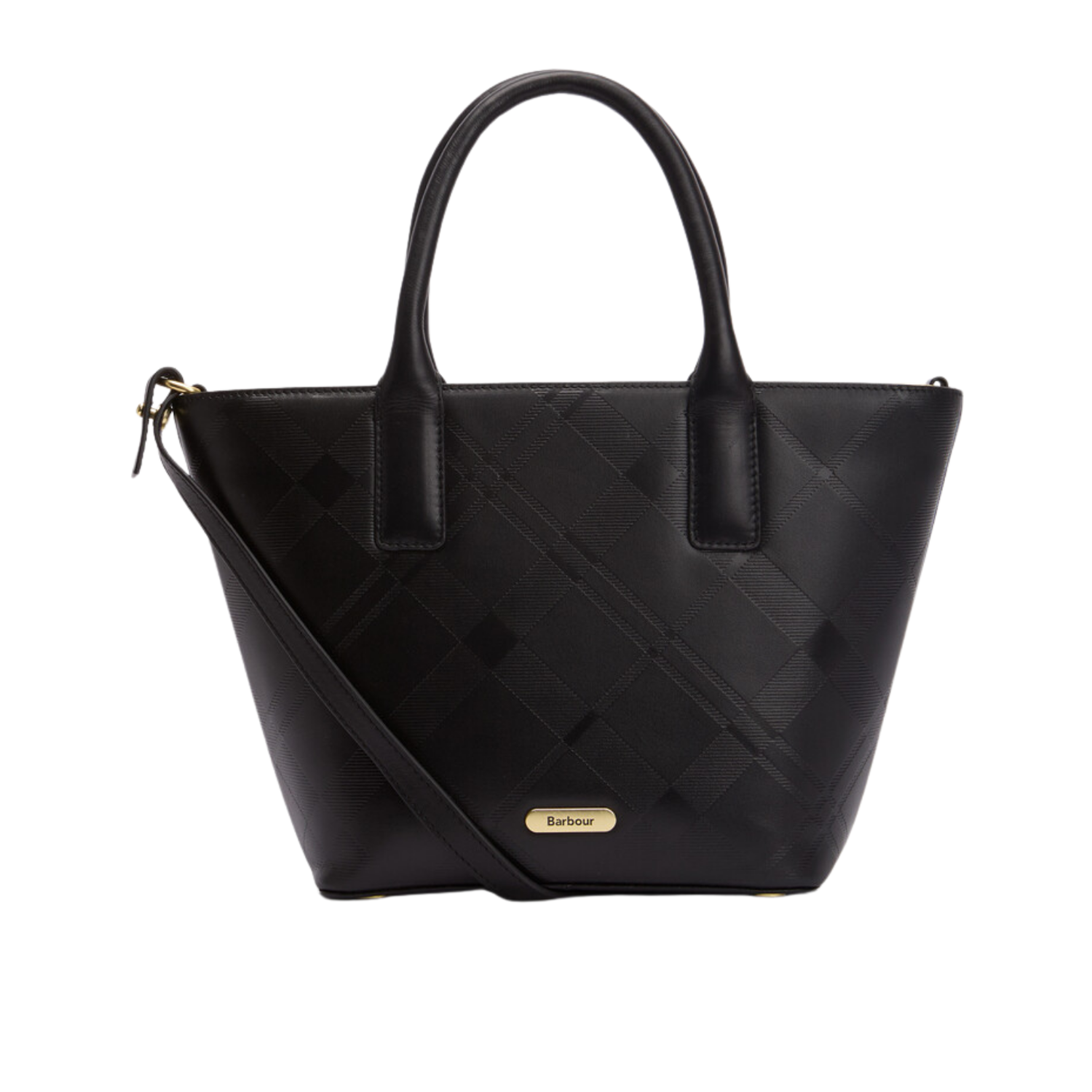 Barbour Birch Deboss Leather Tote Çanta