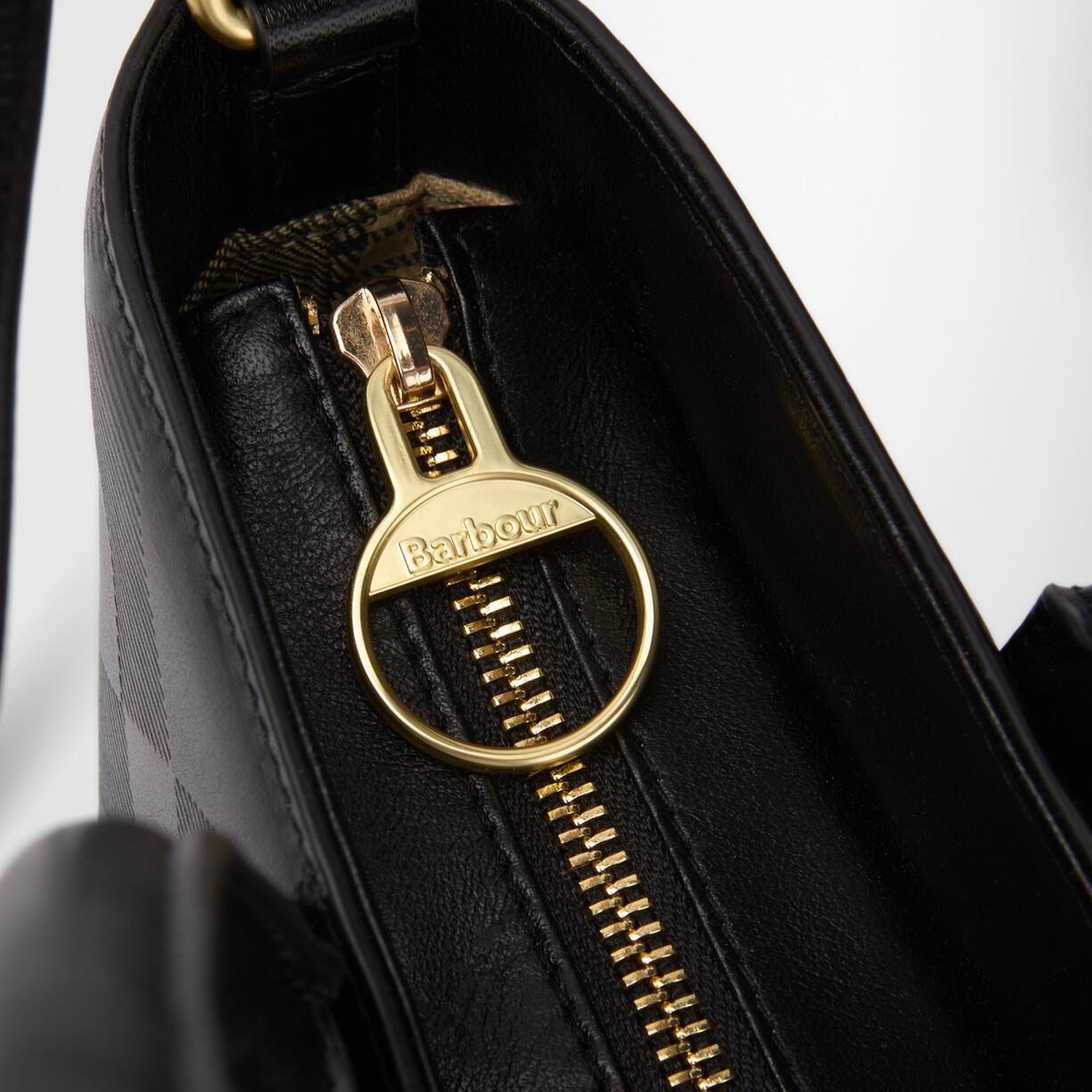 Barbour Birch Deboss Leather Tote Çanta