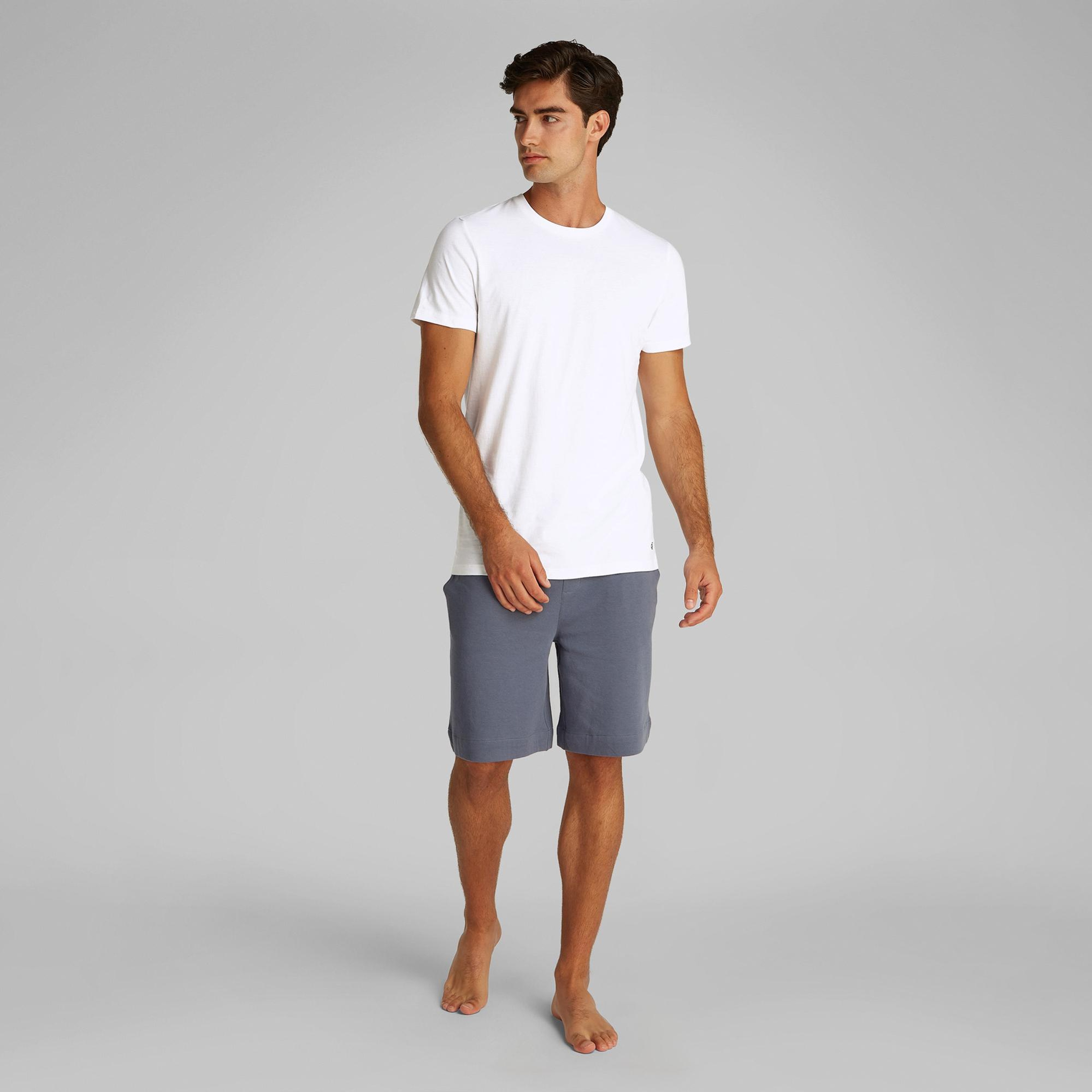 Calvin Klein Crew 3'lü Erkek Beyaz T-Shirt