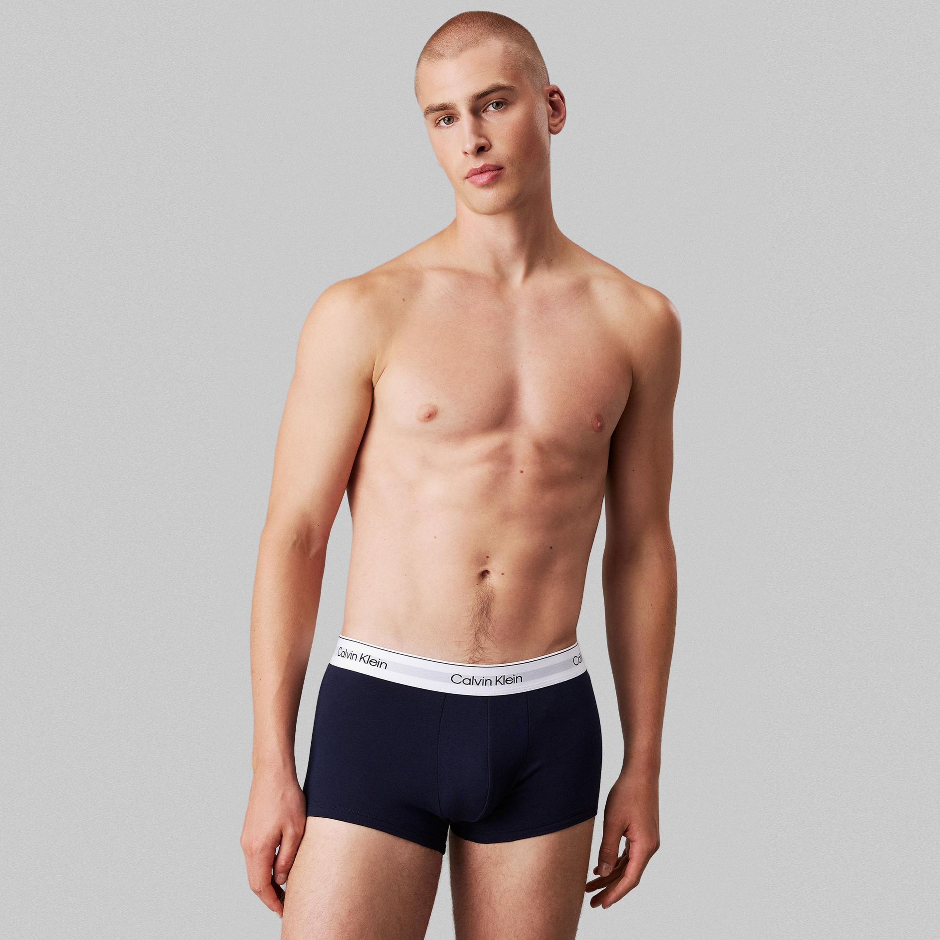 Calvin Klein Low Rise Trunk 3'lü Erkek Renkli Boxer