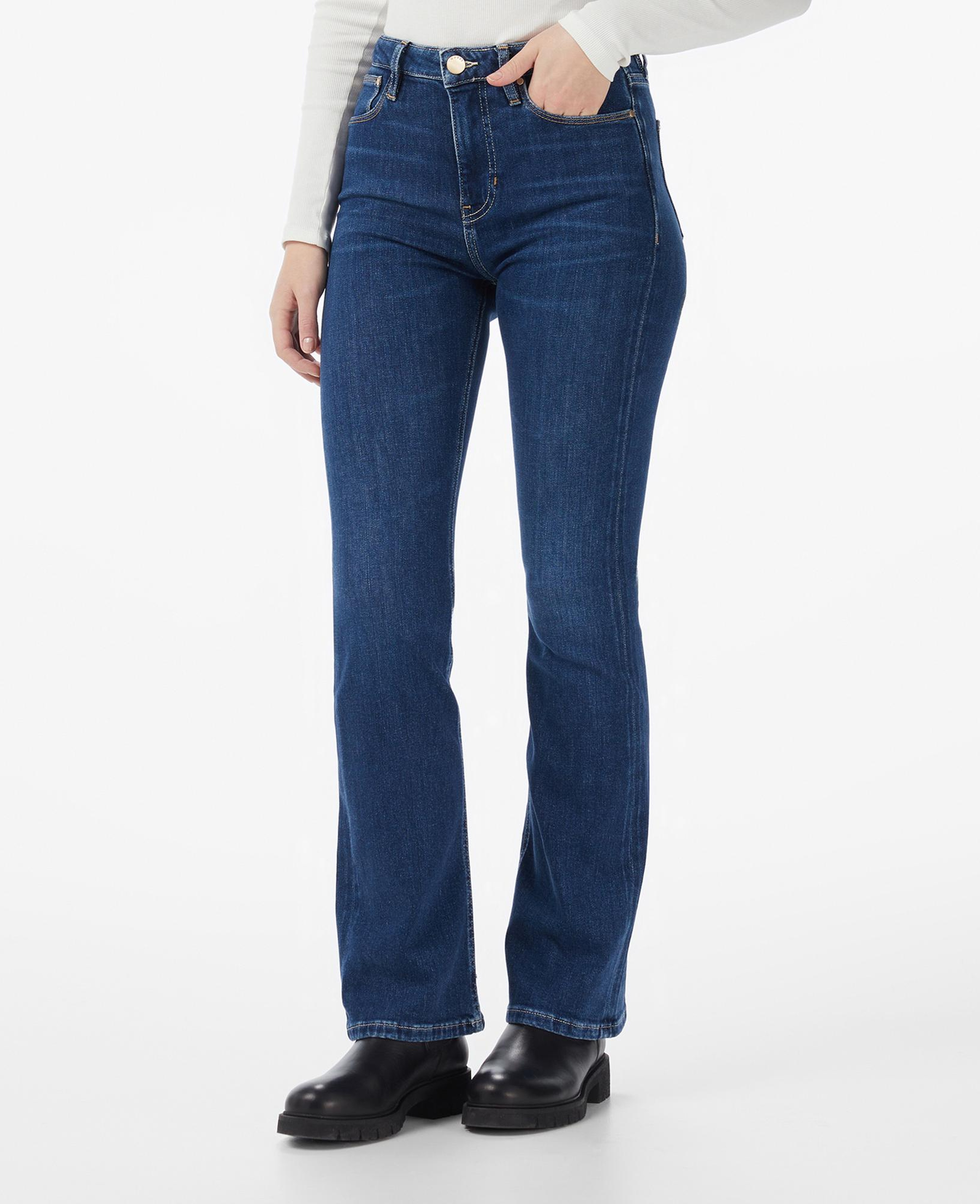 Guess Coated Kaşmir Karışımlı Skinny Fit Kadın Mavi Jean