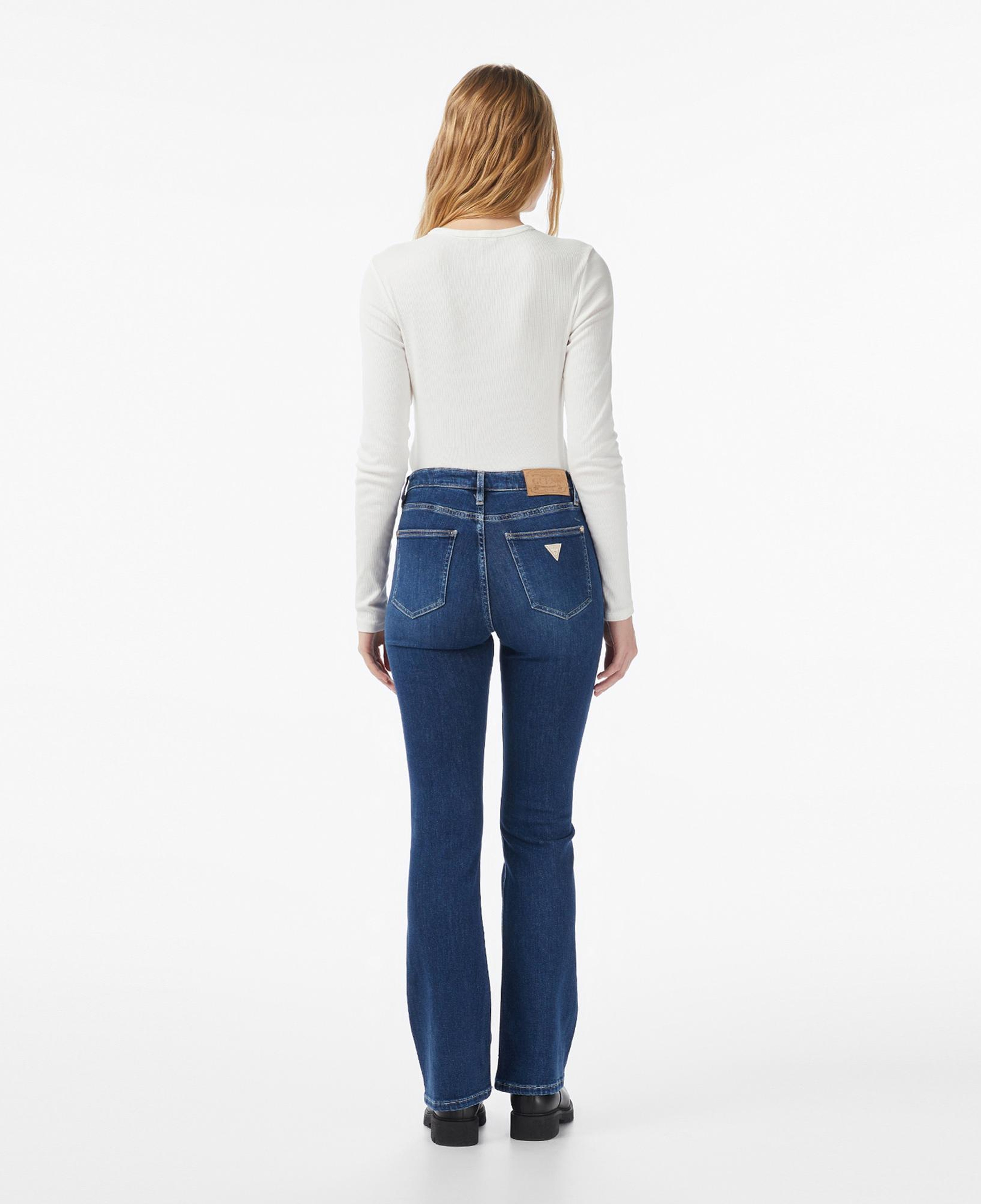 Guess Coated Kaşmir Karışımlı Skinny Fit Kadın Mavi Jean